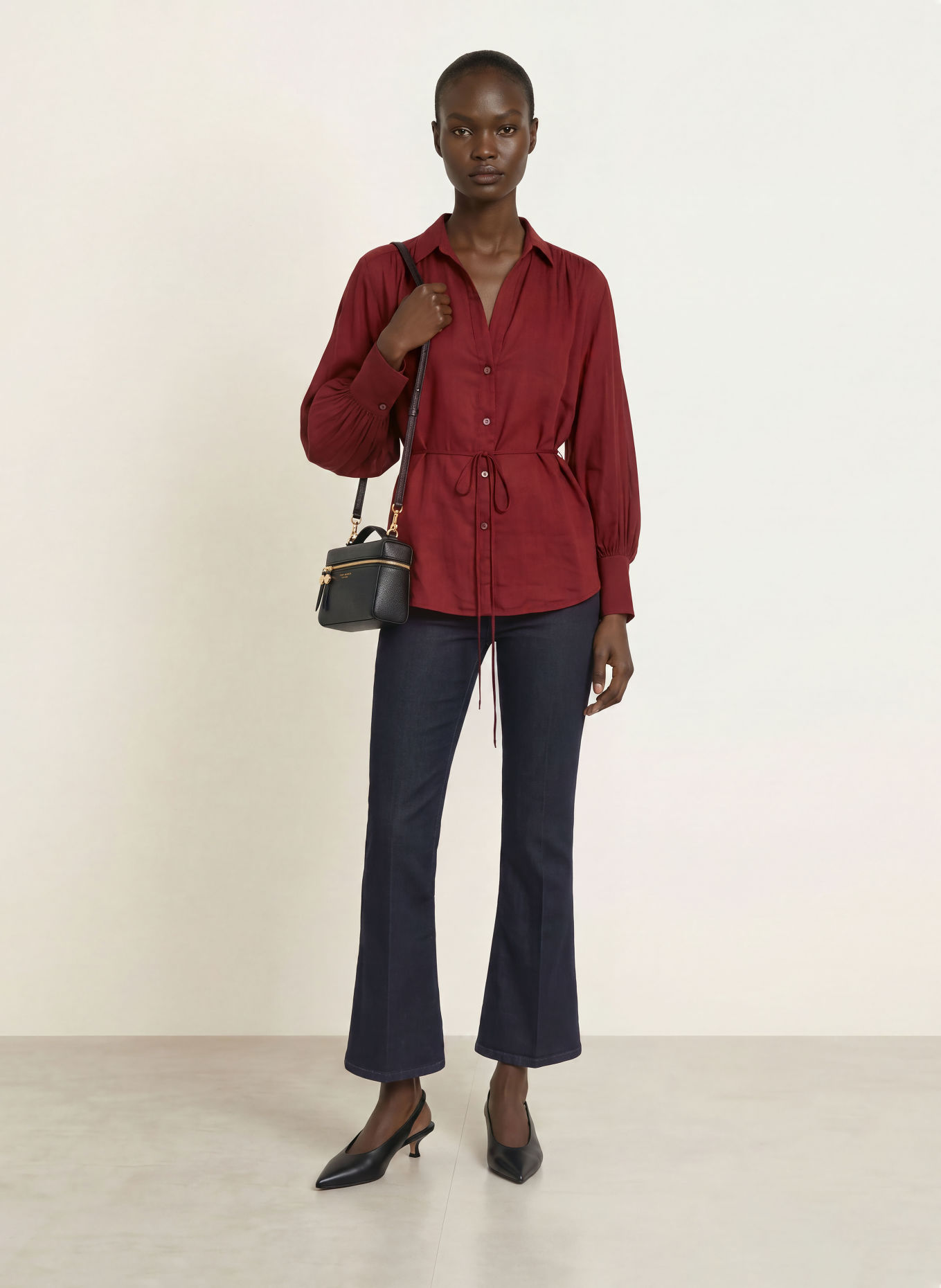 lilienfels Blouse: ROUGE FONCÉ