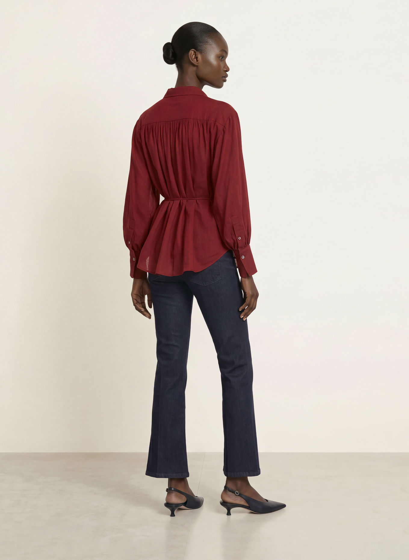 lilienfels Blouse: ROUGE FONCÉ