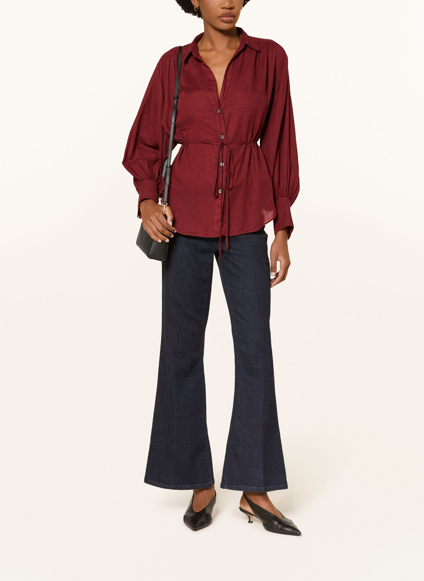 lilienfels Blouse: ROUGE FONCÉ
