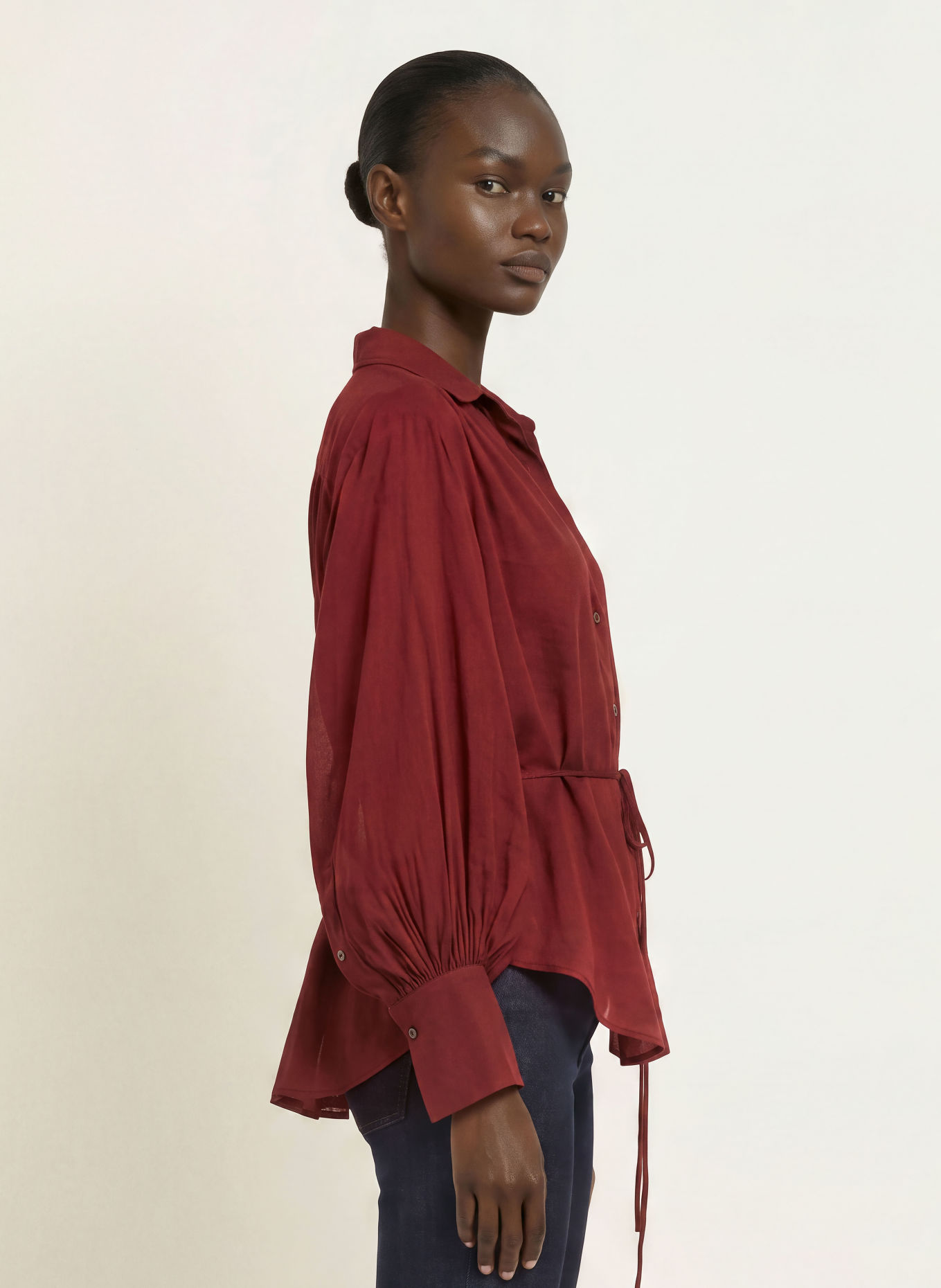 lilienfels Blouse: ROUGE FONCÉ