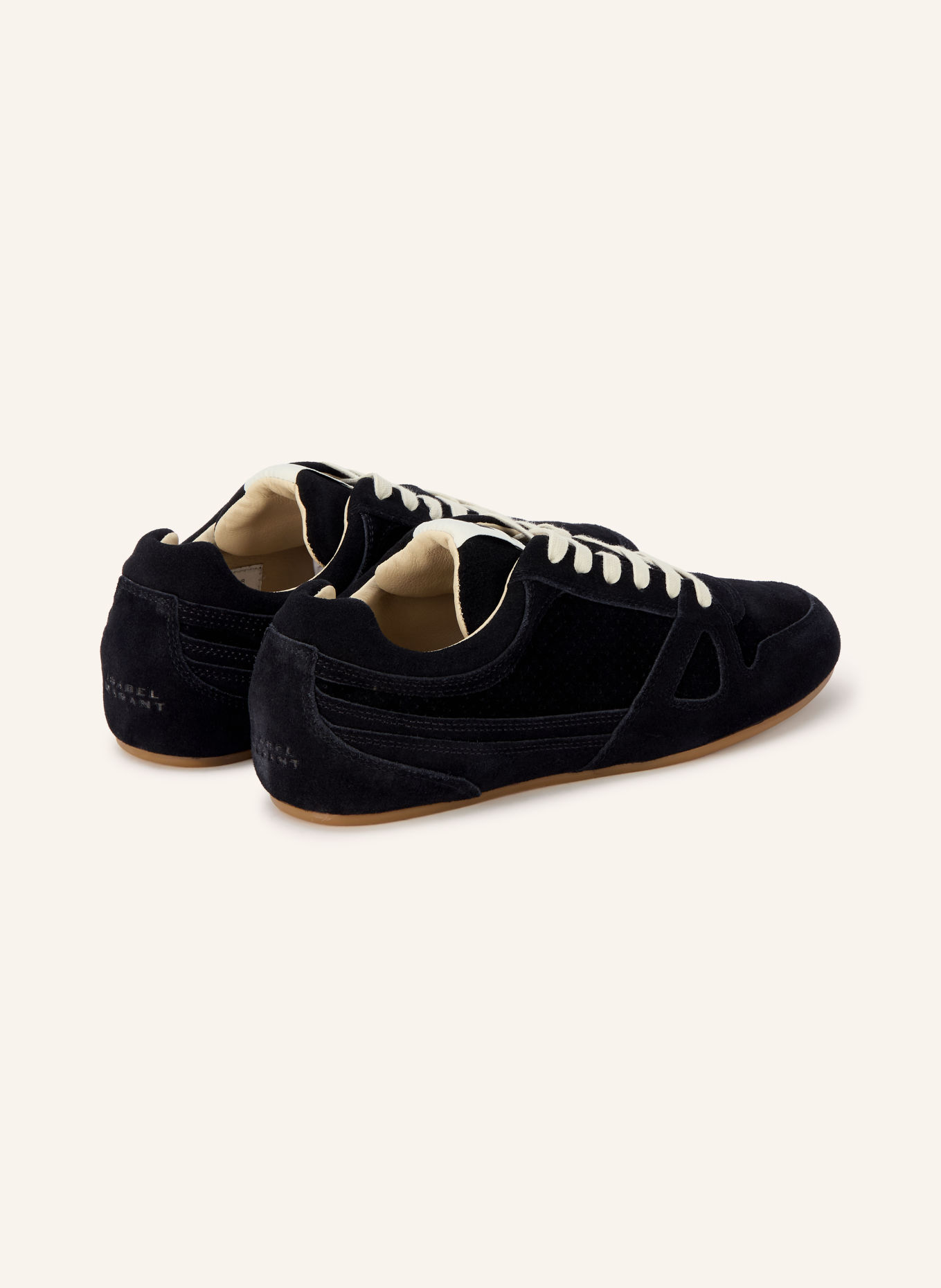 ISABEL MARANT SENNY LOW Sneakers: BLACK