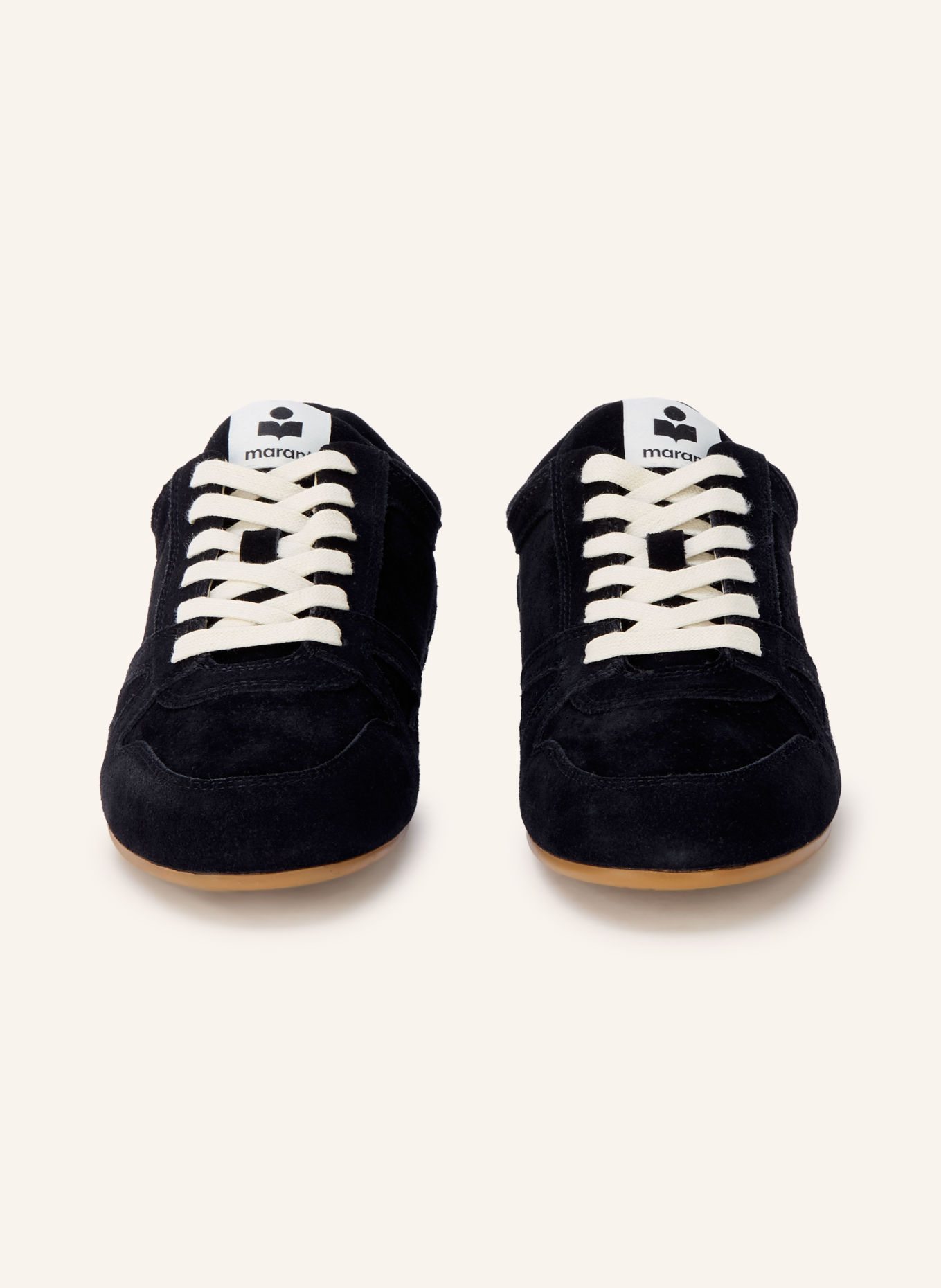 ISABEL MARANT SENNY LOW Sneakers: BLACK