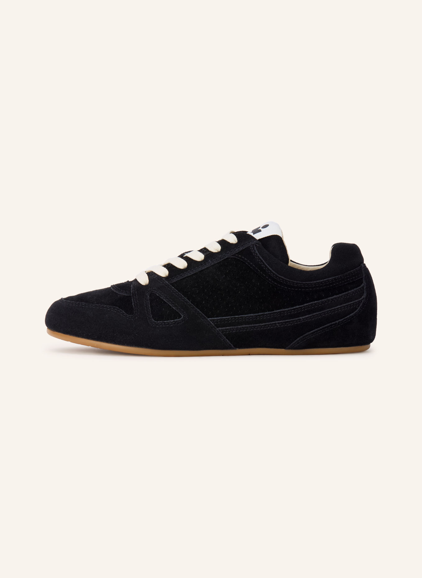 ISABEL MARANT SENNY LOW Sneakers: BLACK