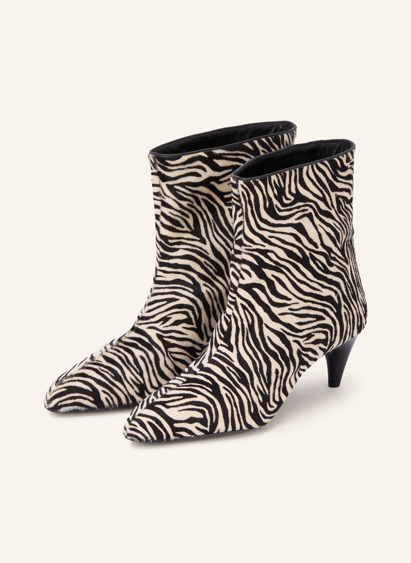 ISABEL MARANT Bottines JIRY: NOIR / BLANC
