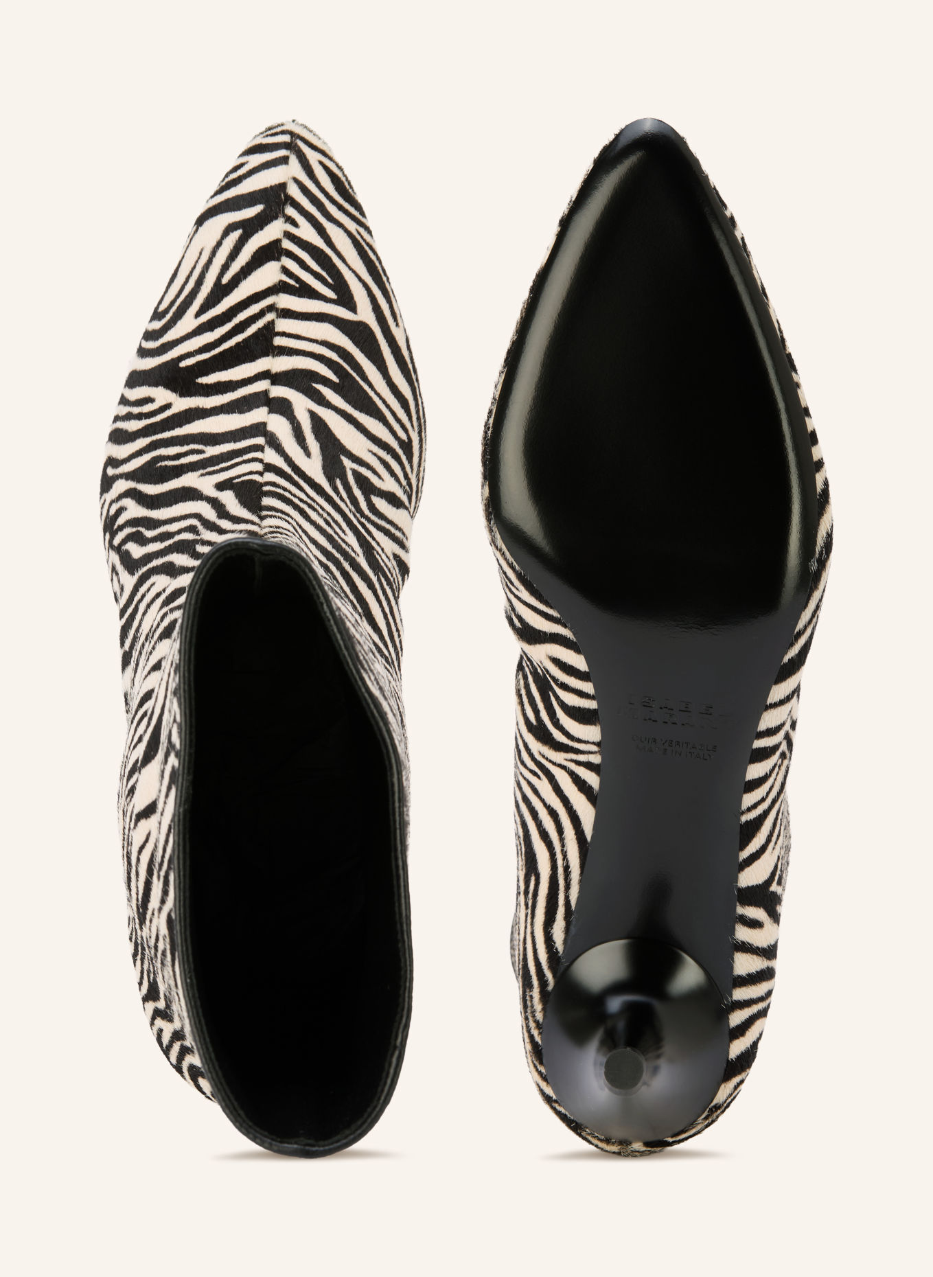 ISABEL MARANT Bottines JIRY: NOIR / BLANC