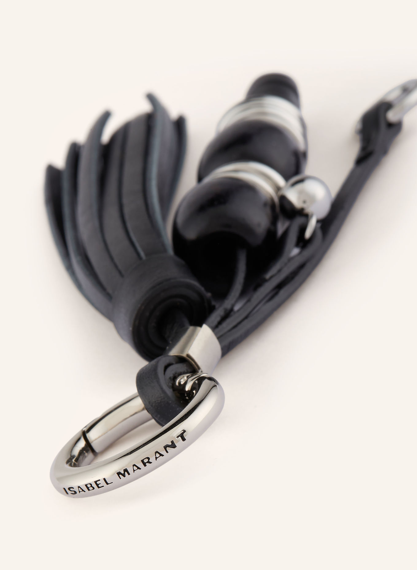 ISABEL MARANT Key ring: BLACK / SILVER
