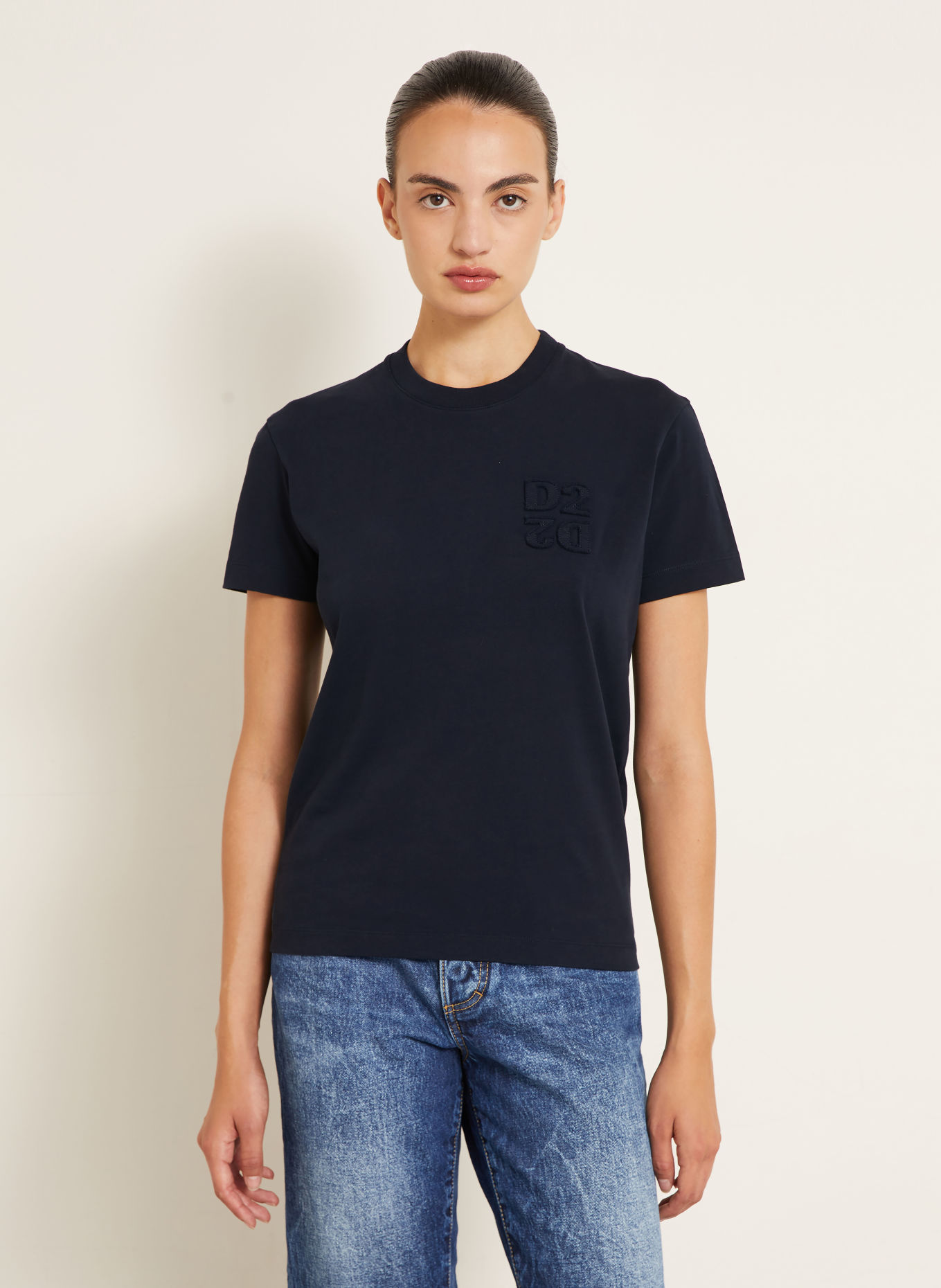 DSQUARED2 T-shirt: BLEU FONCÉ