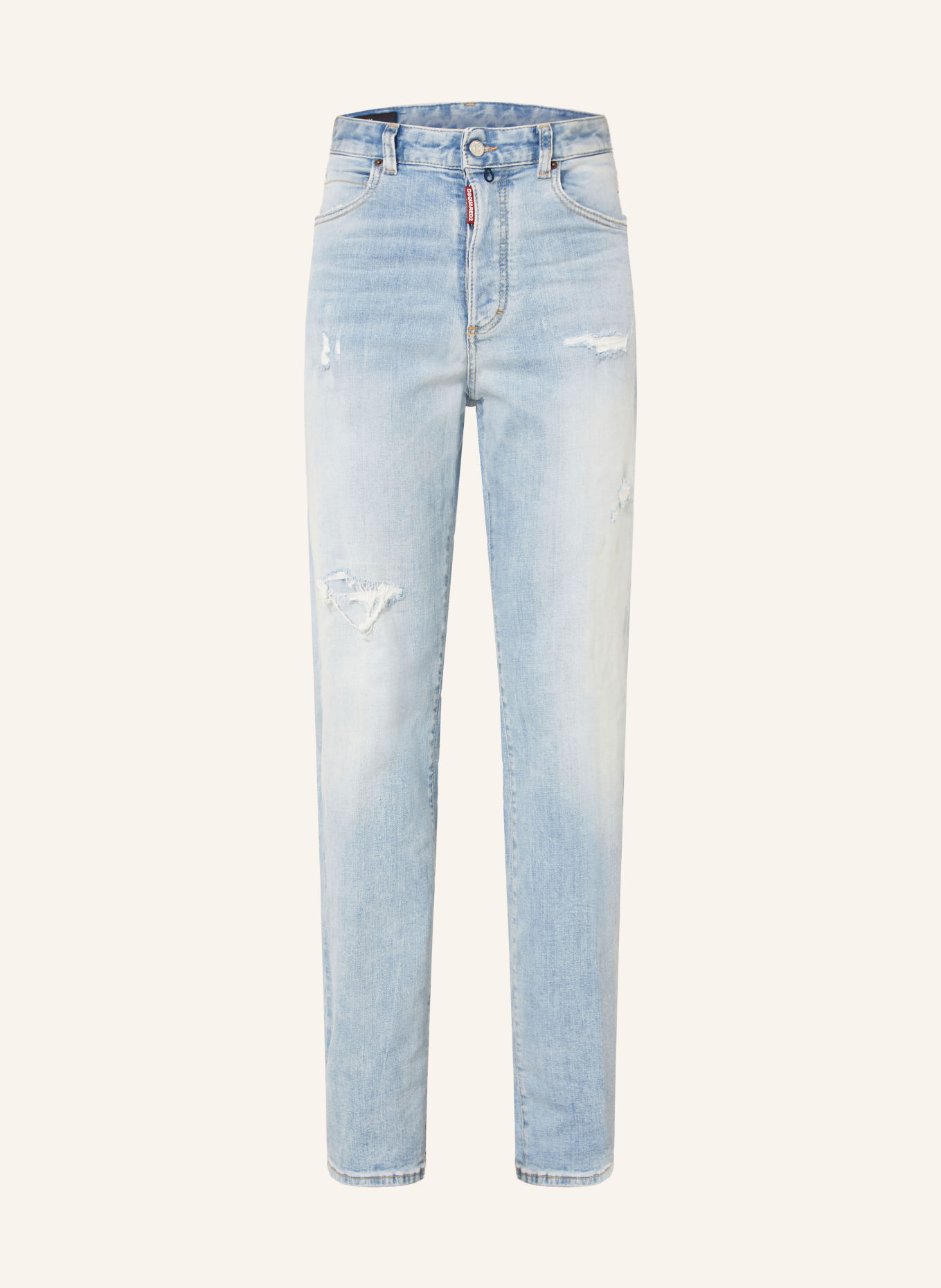 DSQUARED2 Jeansy wide leg SAN DIEGO: 470 NAVY BLUE