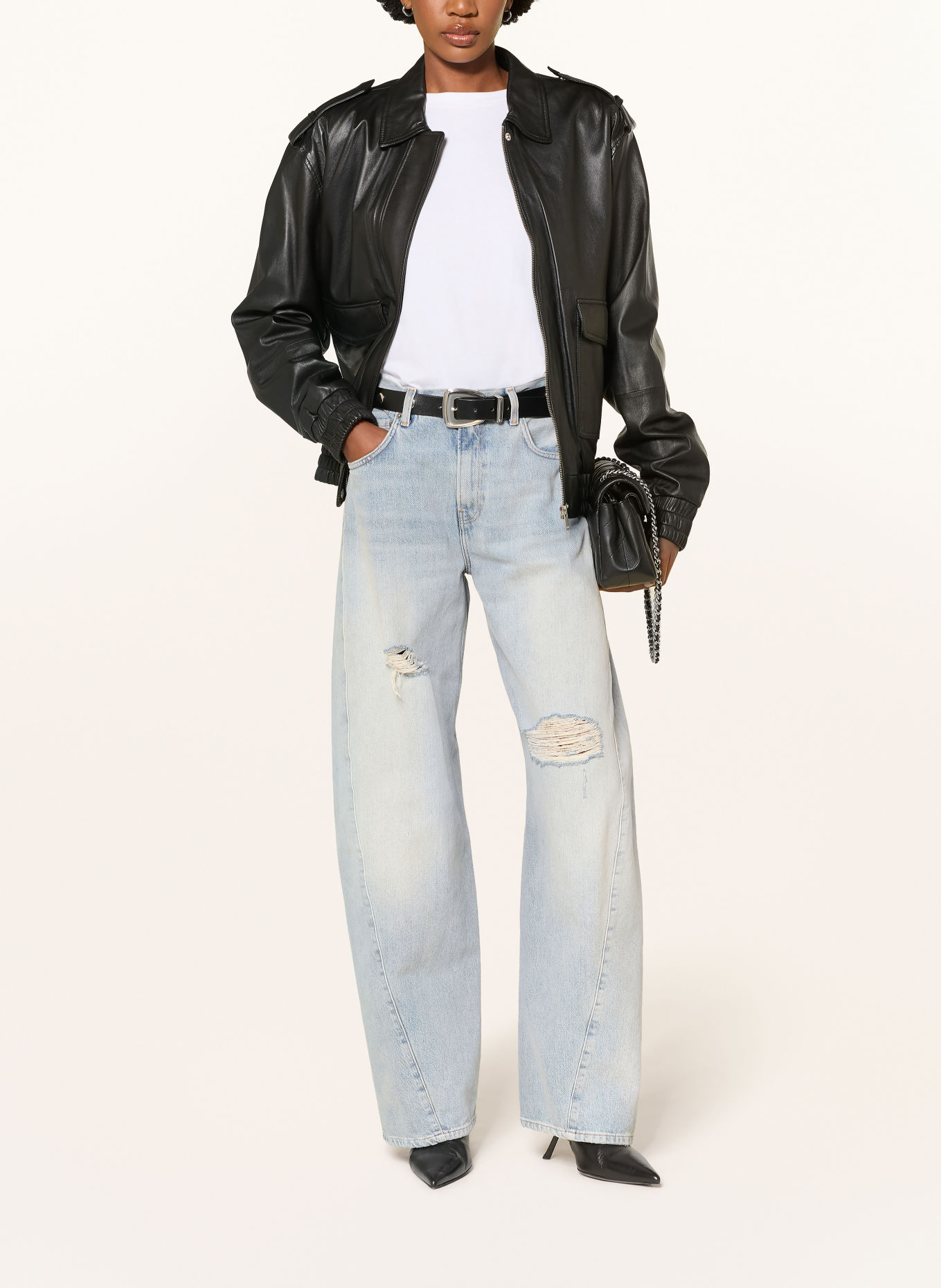 HAIKURE Barrel Jeans CLYDE: L0961 MARFA BLUE