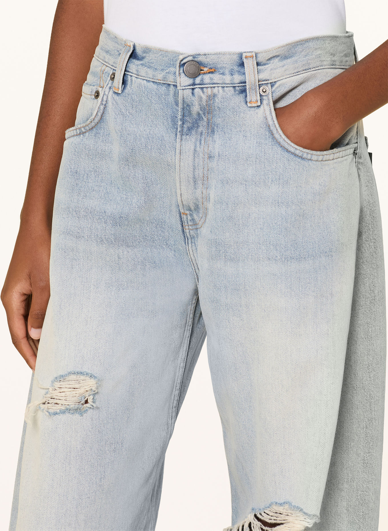 HAIKURE Barrel Jeans CLYDE: L0961 MARFA BLUE