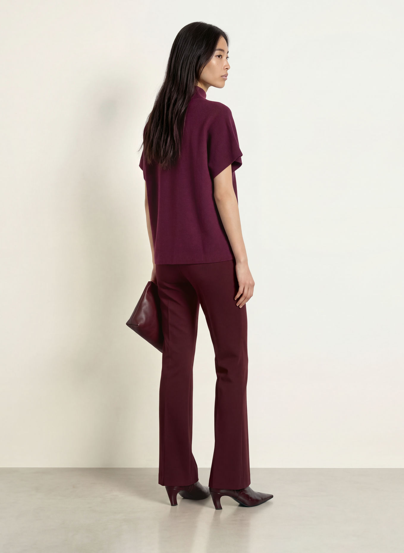 Miss Lagotte Gebreid shirt: FUCHSIA