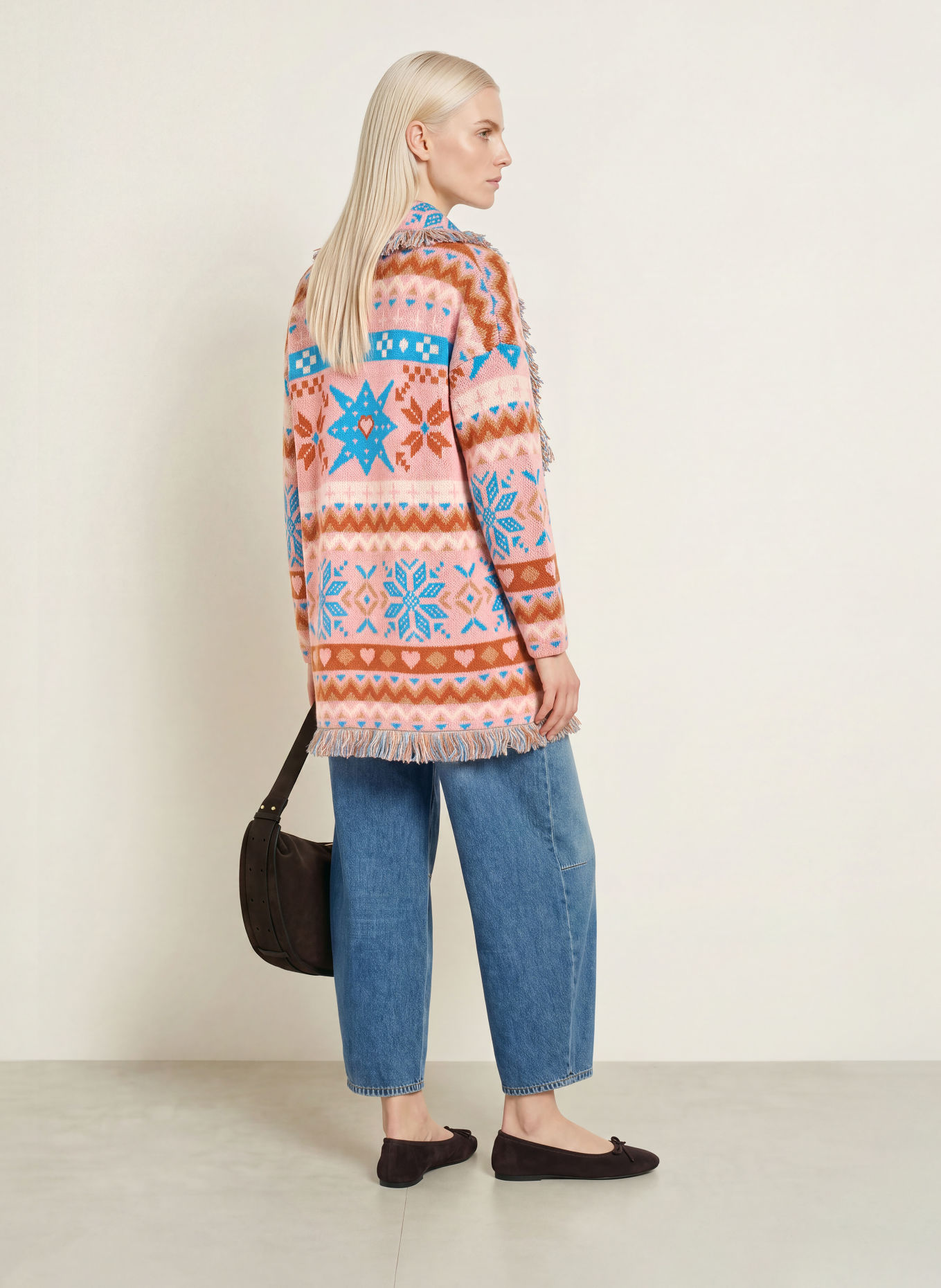 miss goodlife Strickhülle: ROSÉ / DUNKELORANGE / BLAU