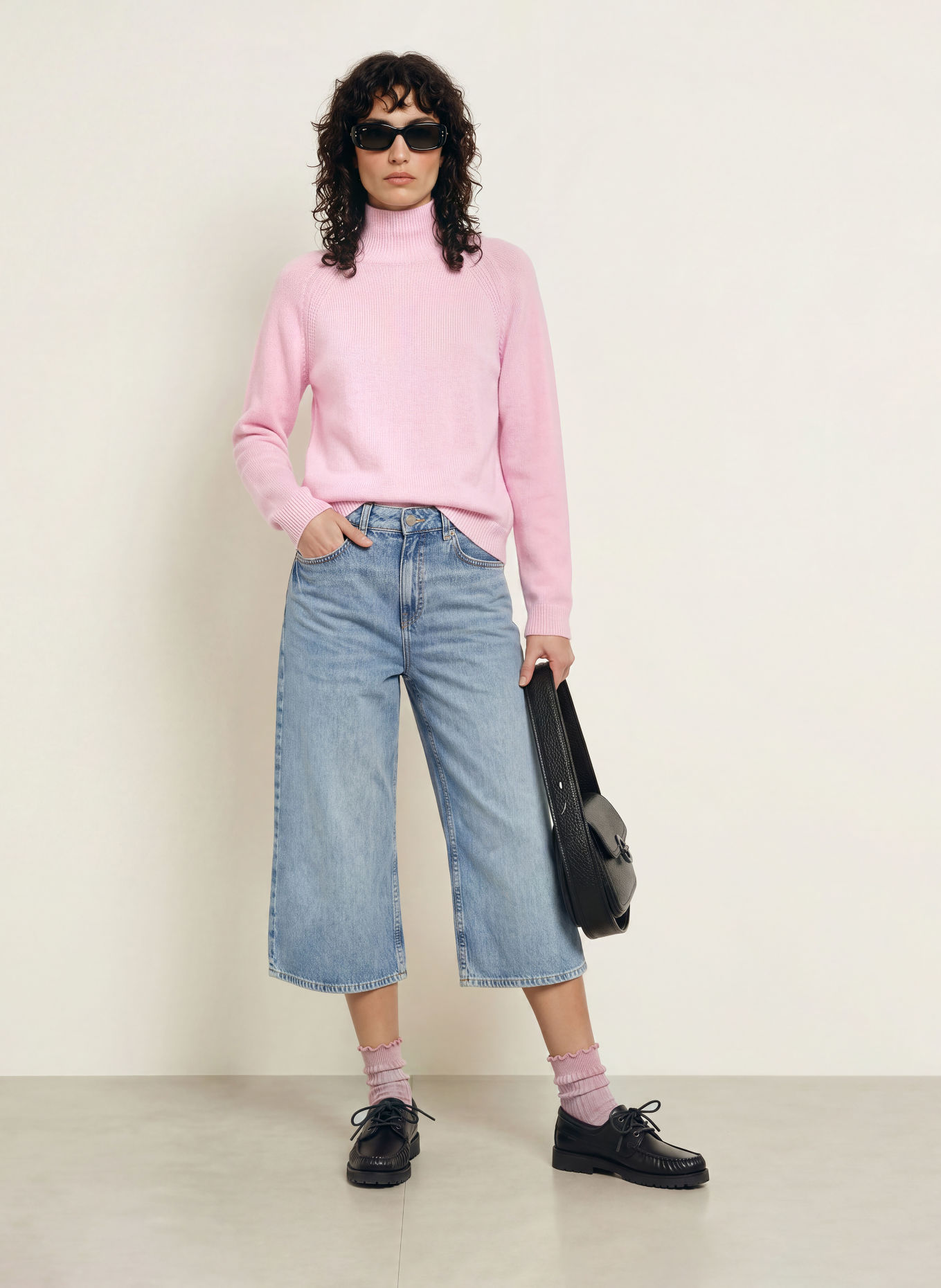 LADNERI Pullover SERENA mit Cashmere: ROSA