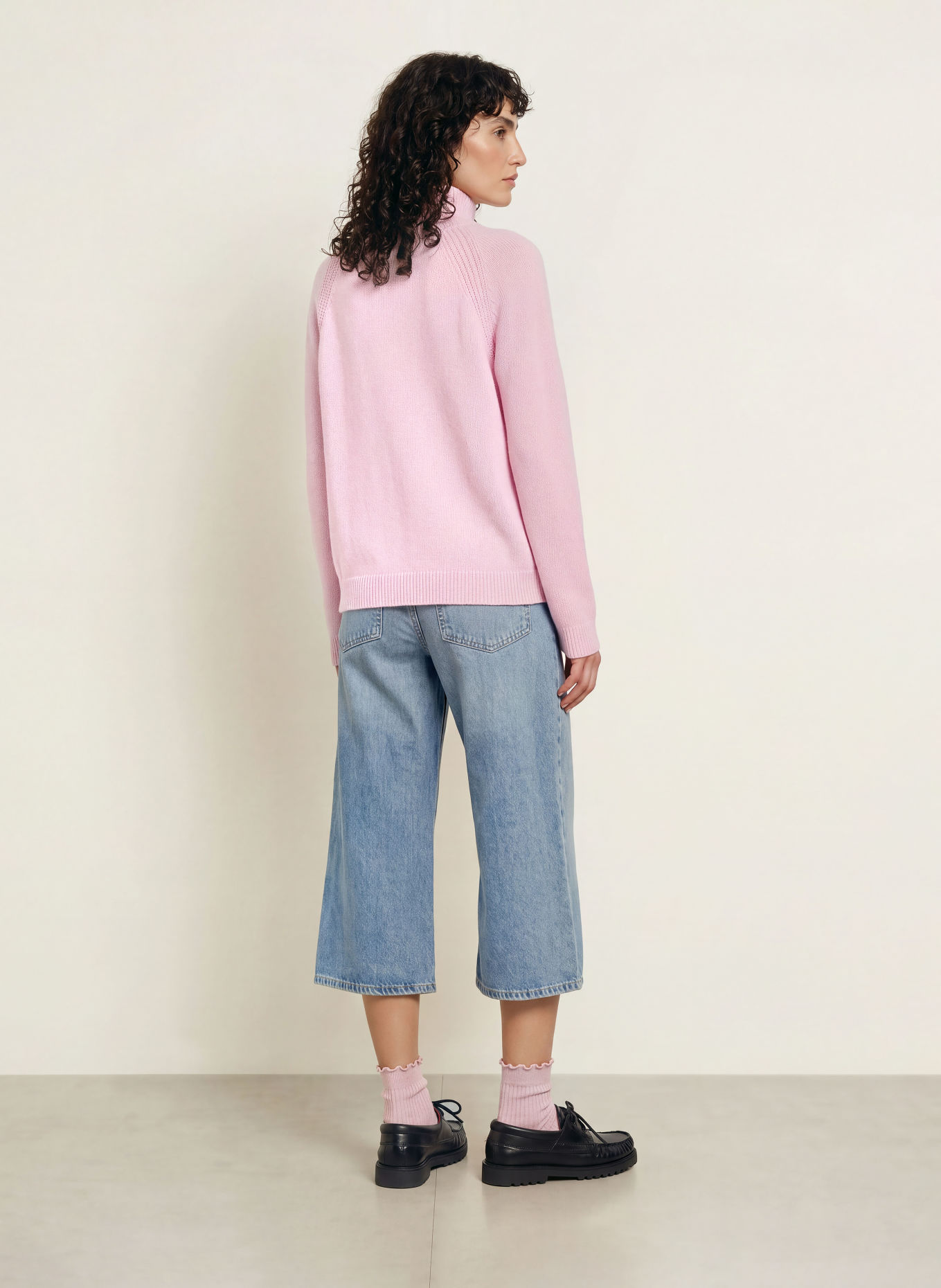 LADNERI Pullover SERENA mit Cashmere: ROSA