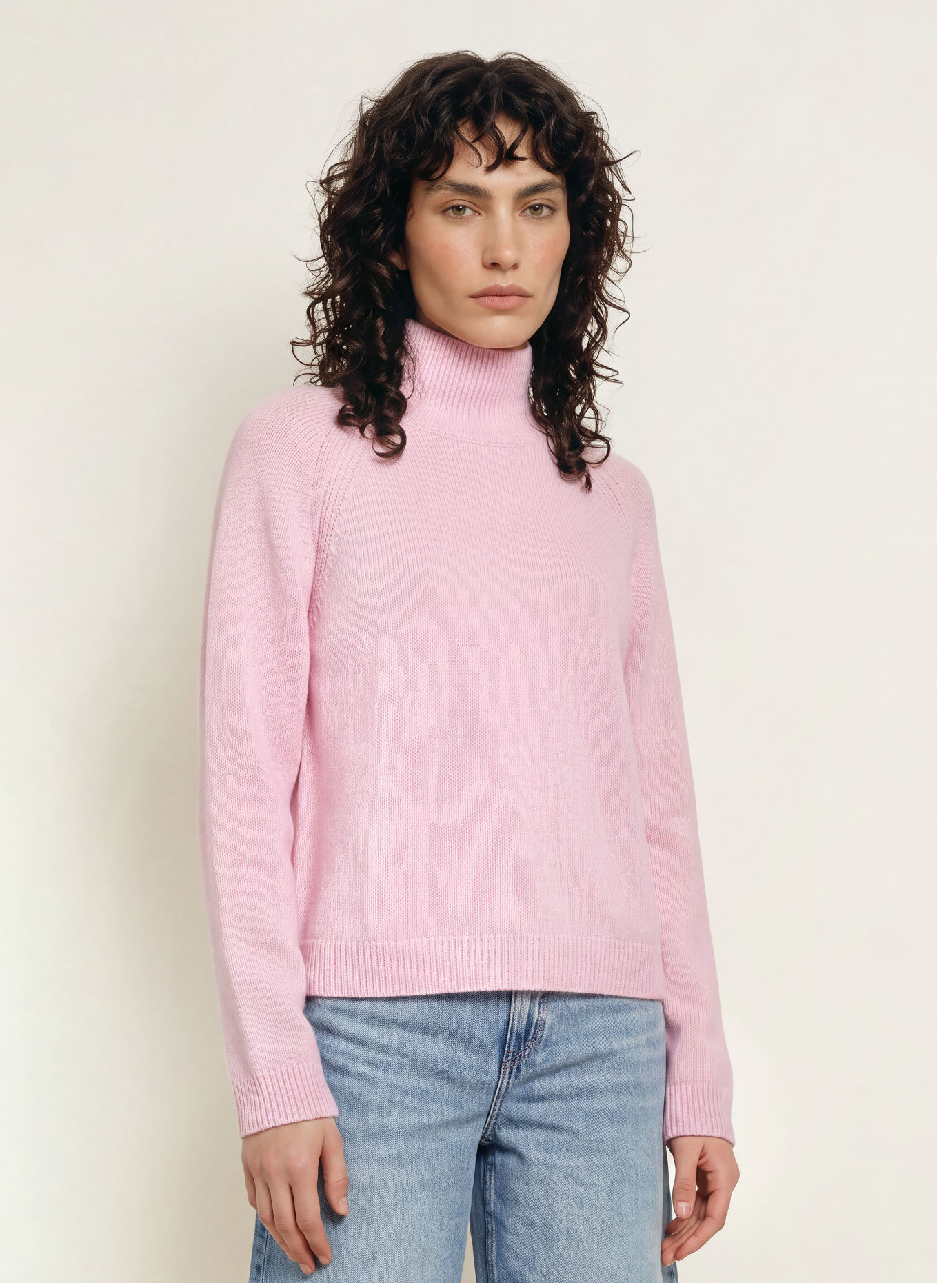 LADNERI Pullover SERENA mit Cashmere: ROSA