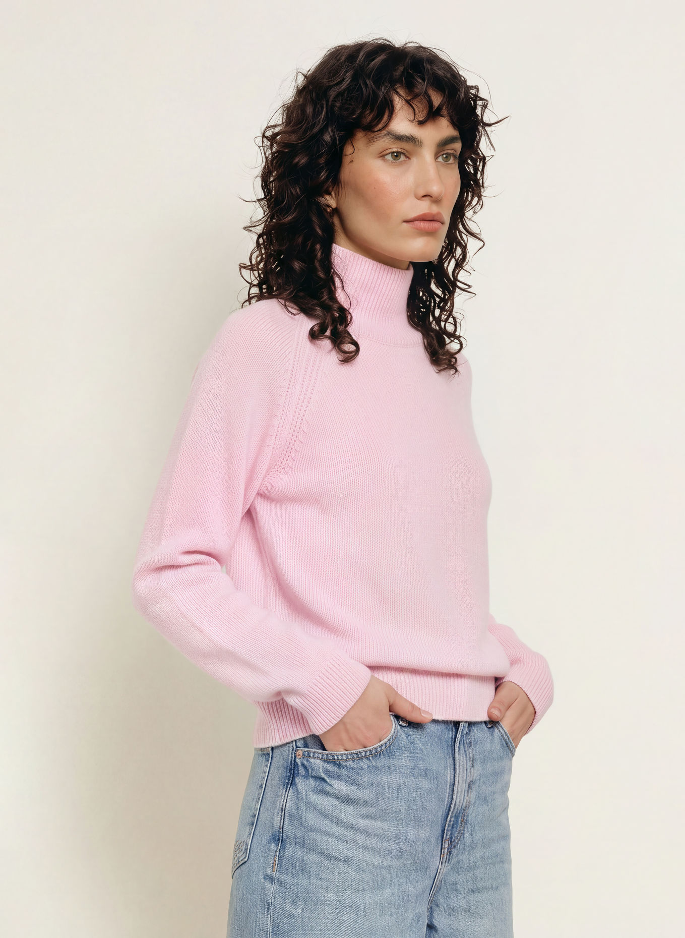 LADNERI Pullover SERENA mit Cashmere: ROSA