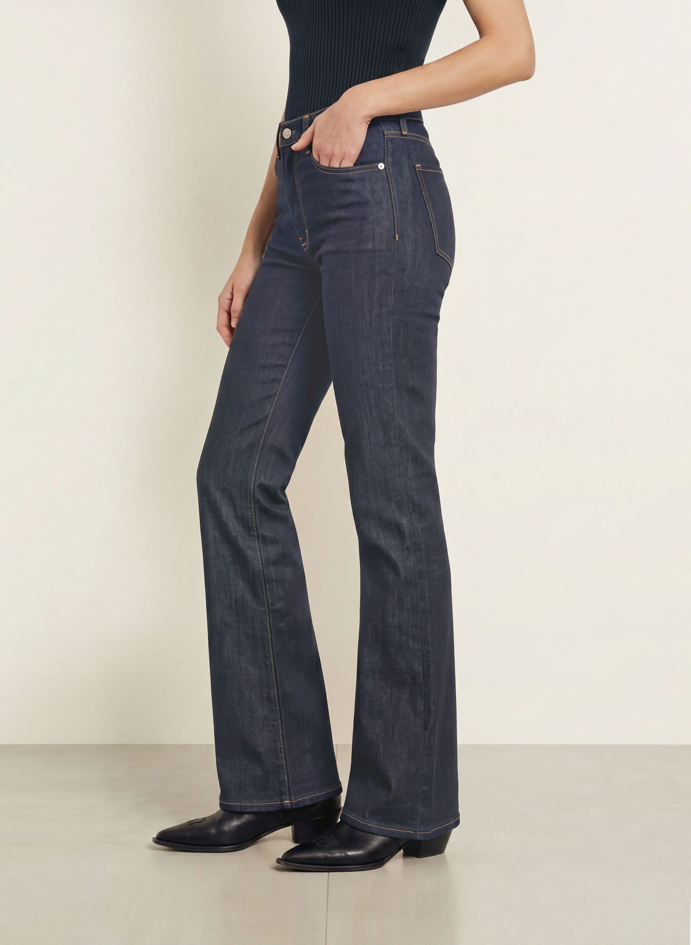 CITIZENS of HUMANITY Jeansy bootcut LILAH: inkrn inky rinse (dk indigo)