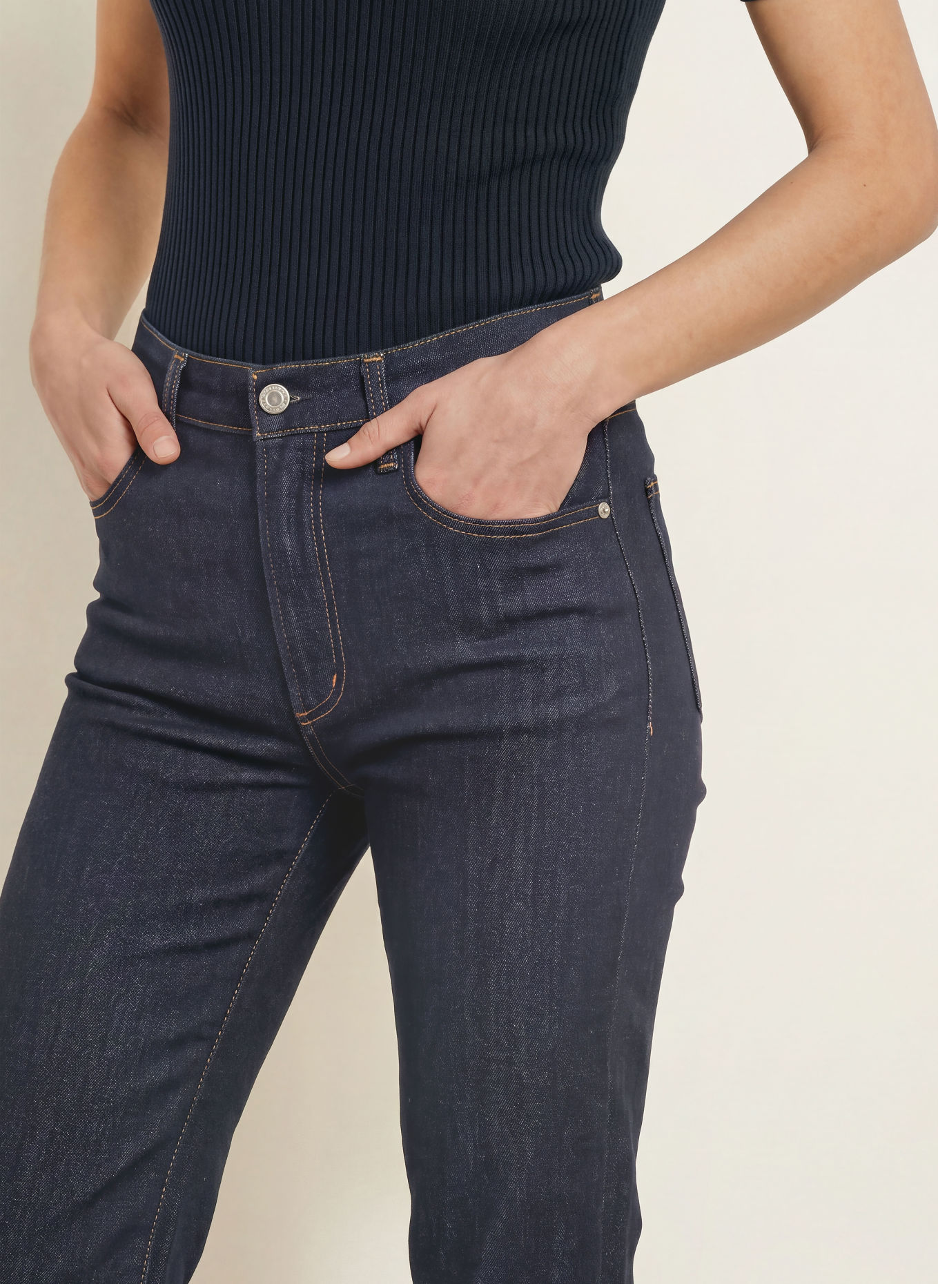CITIZENS of HUMANITY Jeansy bootcut LILAH: inkrn inky rinse (dk indigo)