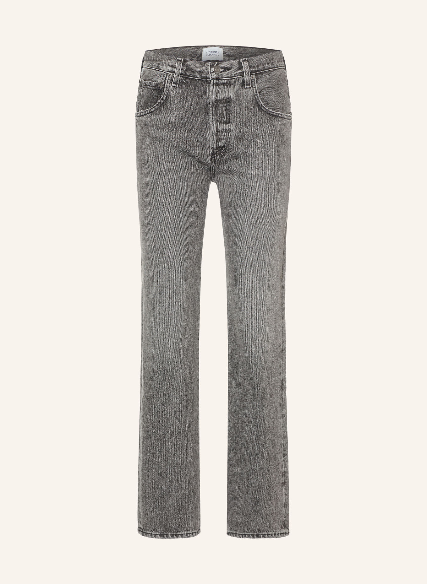 CITIZENS of HUMANITY Jeansy straight 90S FRENCH: lumie lumiere (washed black)