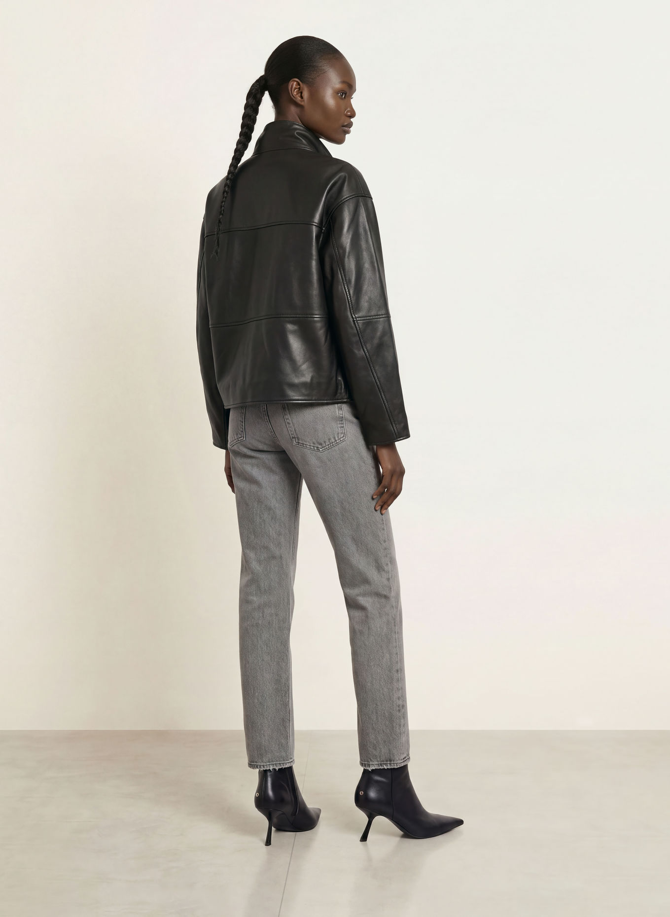 CITIZENS of HUMANITY Jeansy straight 90S FRENCH: lumie lumiere (washed black)
