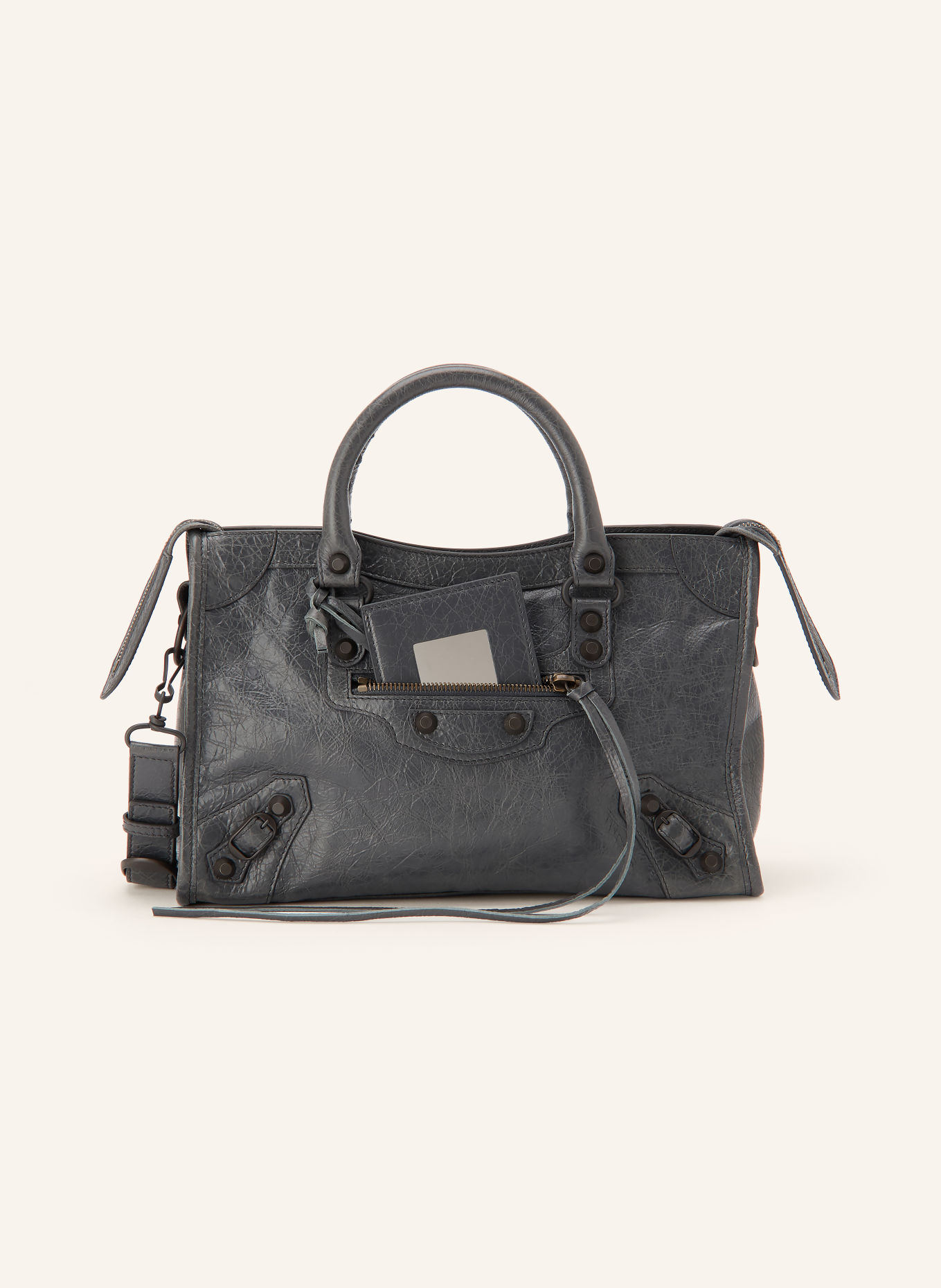 BALENCIAGA LE CITY BAG SMALL Handbag: DARK GRAY