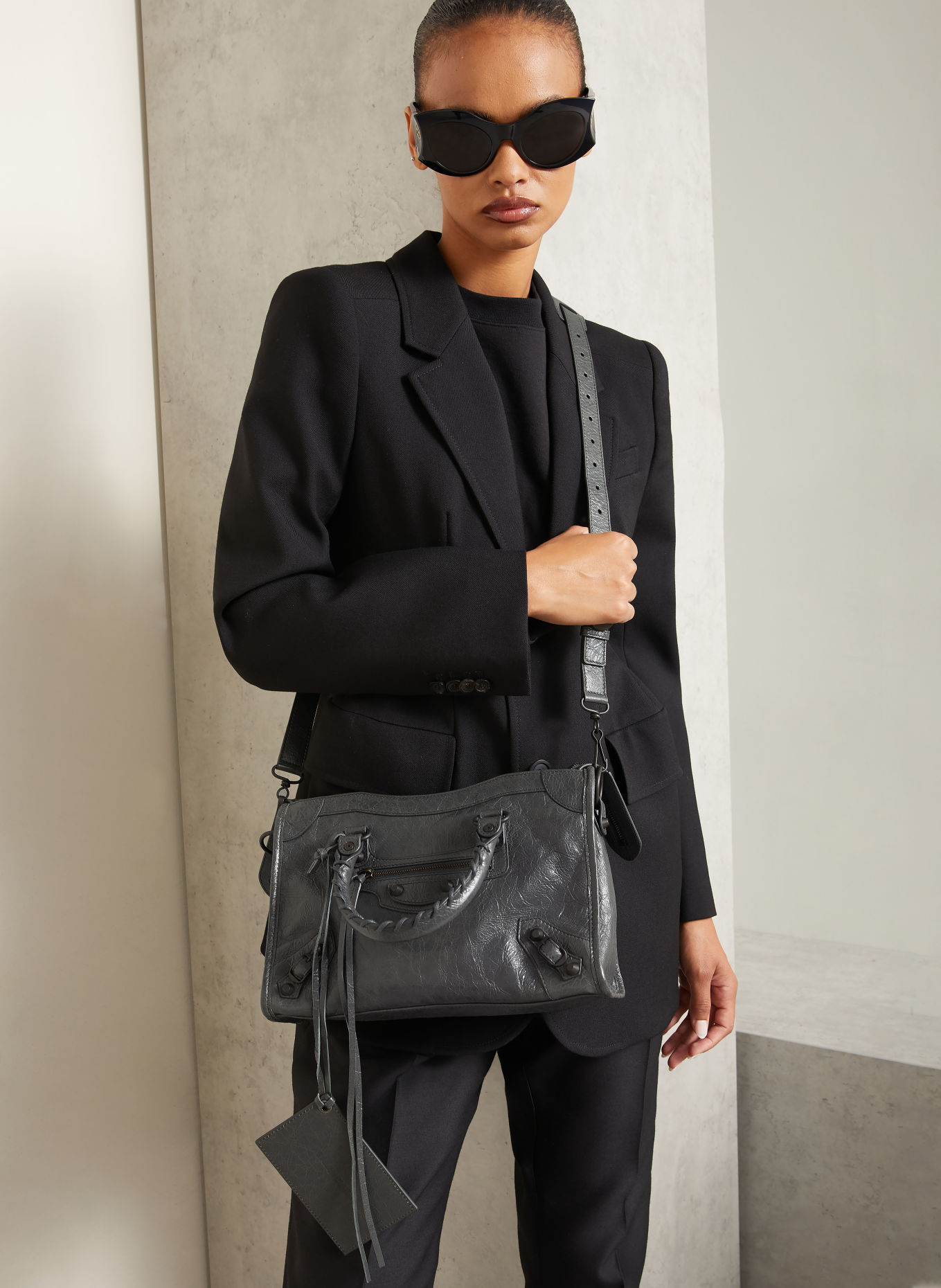 BALENCIAGA Handtasche LE CITY BAG SMALL: DUNKELGRAU