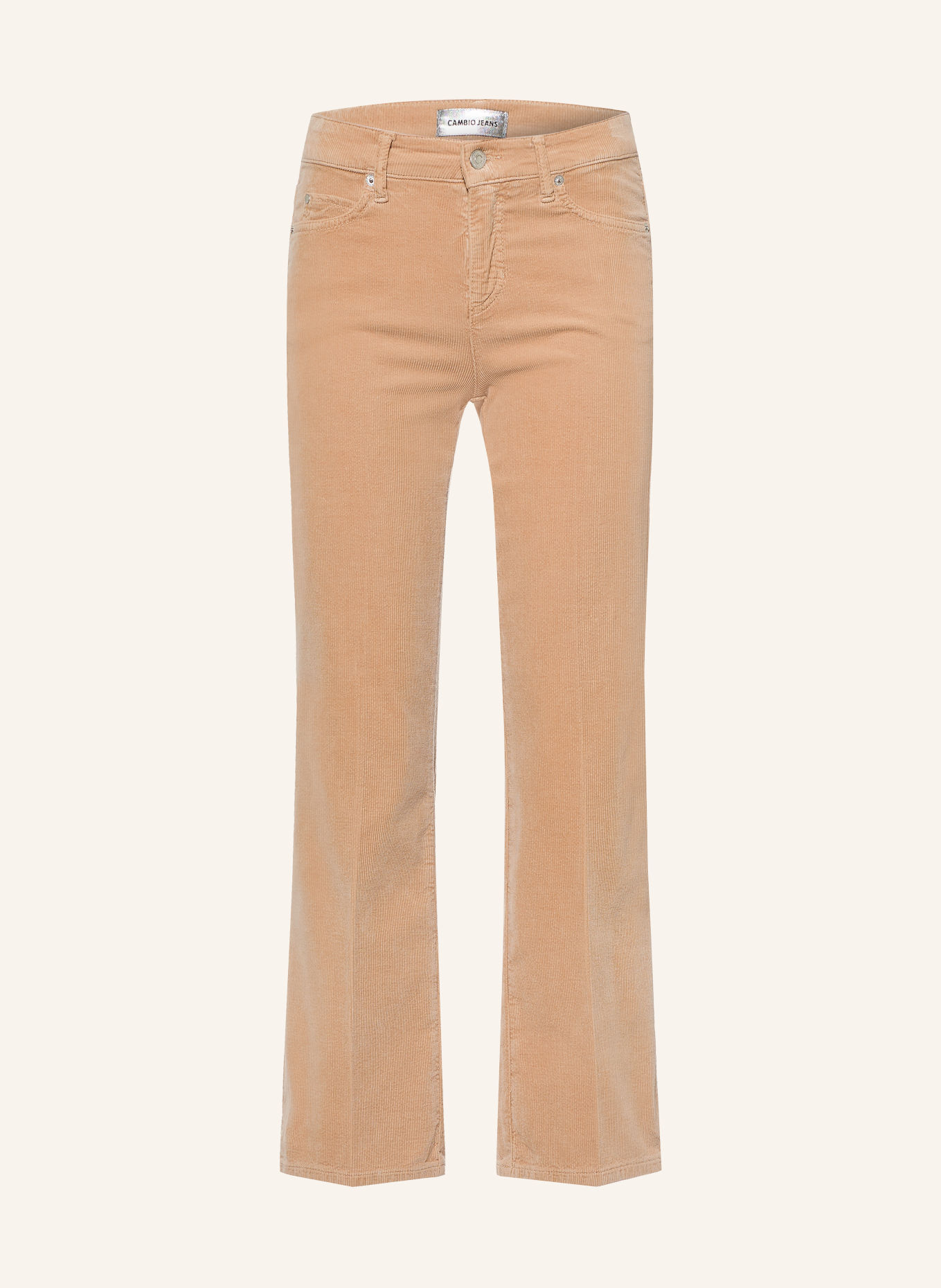 CAMBIO Pantalon en velours côtelé FRANCESCA: BEIGE