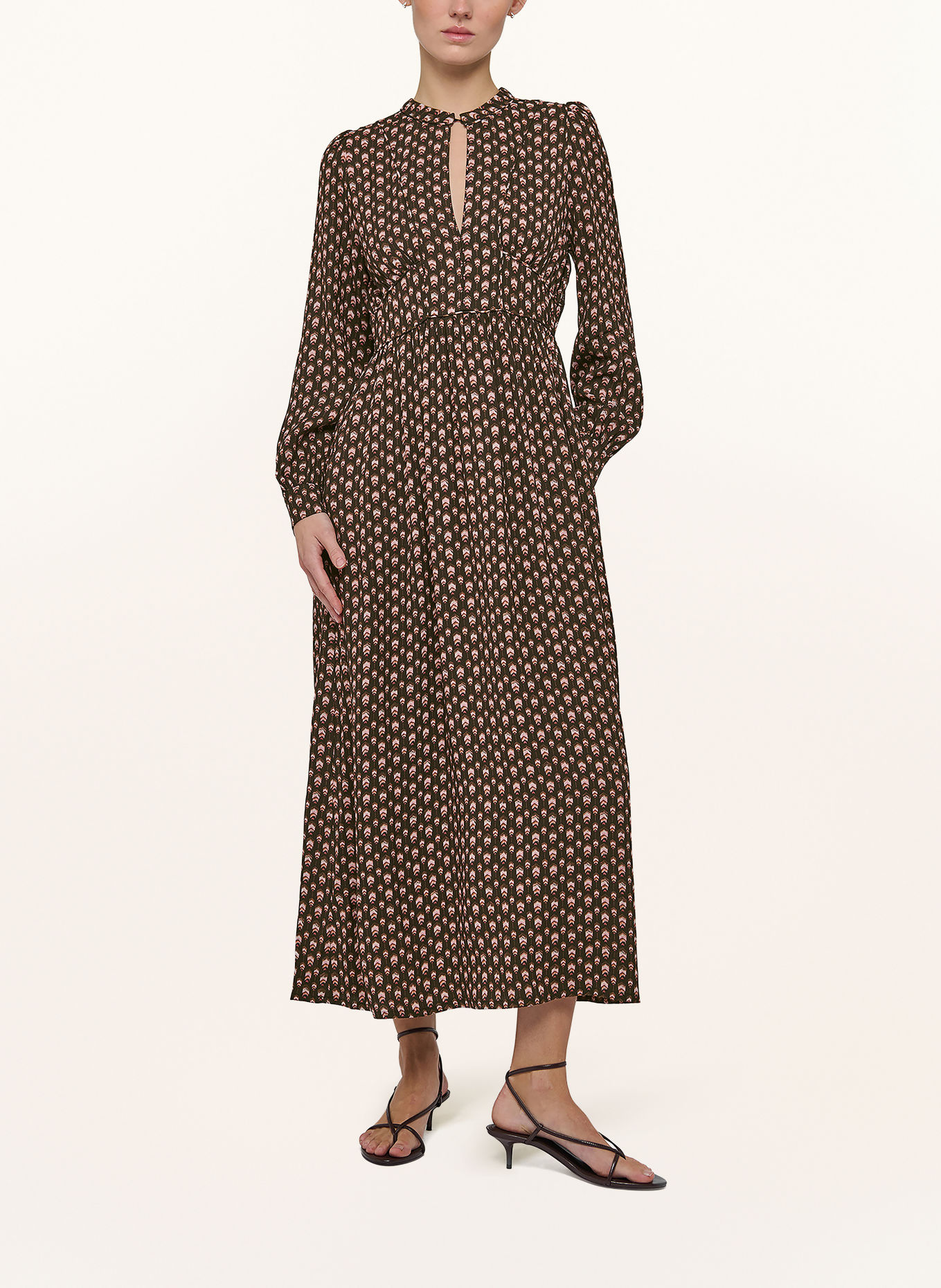 dea kudibal Kleid ANDREA: SCHWARZ / ROSÉGOLD / BRAUN