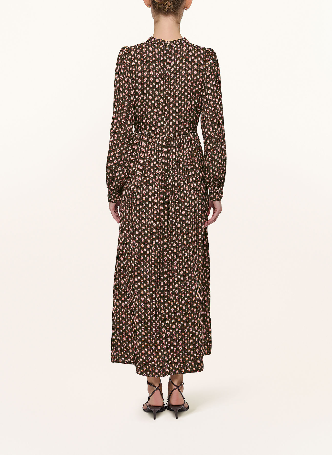 dea kudibal Kleid ANDREA: SCHWARZ / ROSÉGOLD / BRAUN
