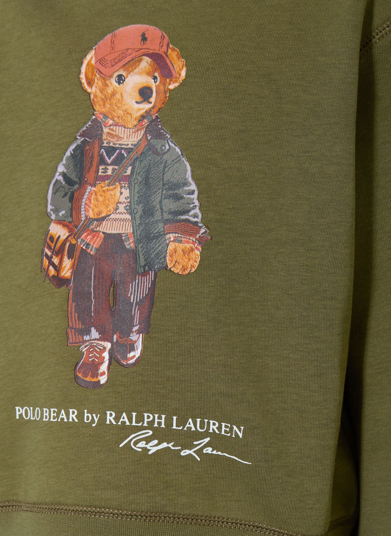 POLO RALPH LAUREN Sweatshirt: OLIVE