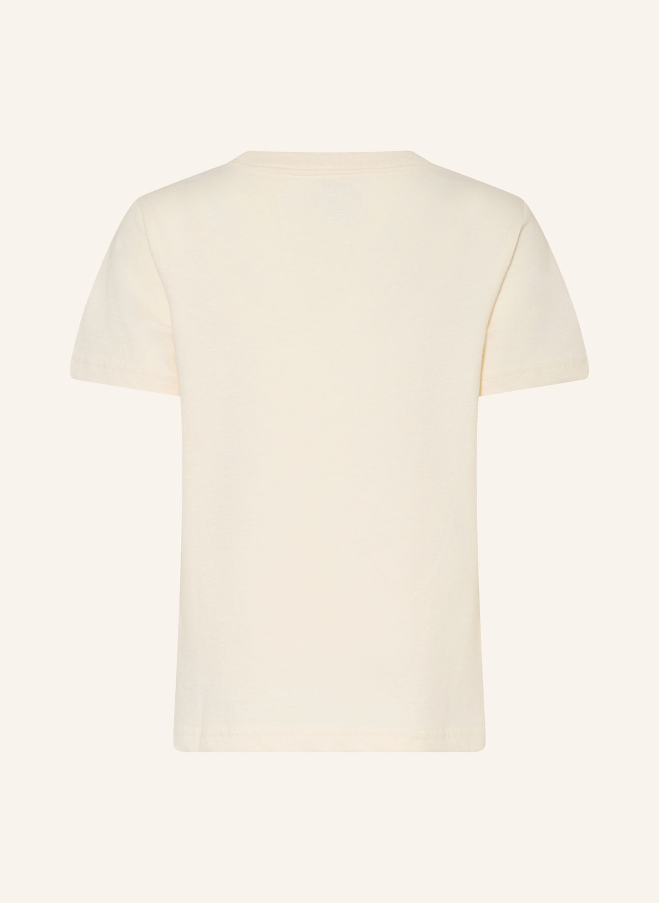 POLO RALPH LAUREN Tričko: KRÉMOVÁ / TMAVĚ ORANŽOVÁ / TMAVĚ ZELENÁ