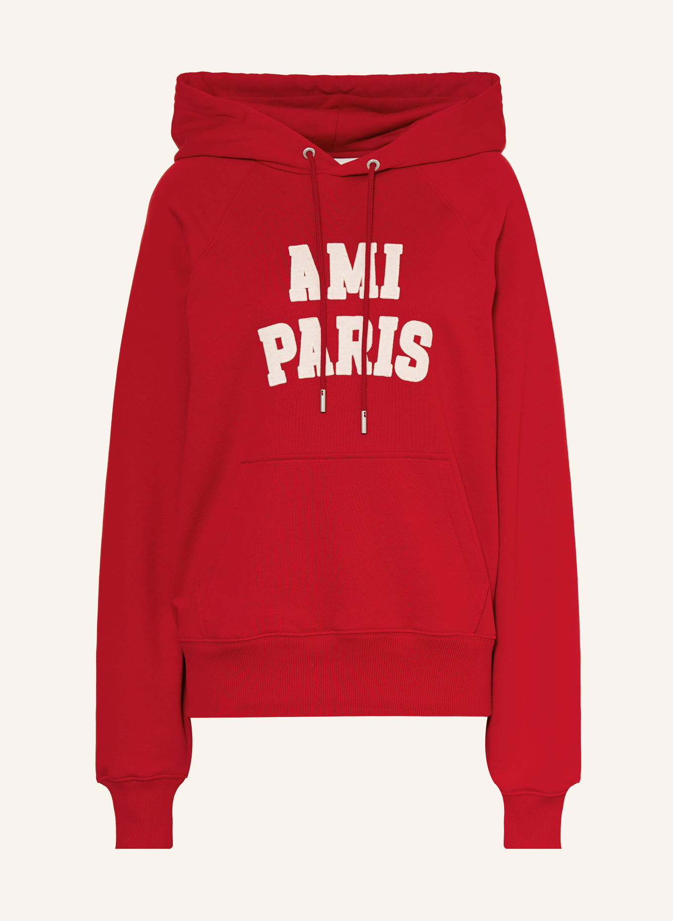 AMI PARIS Hoodie: RED