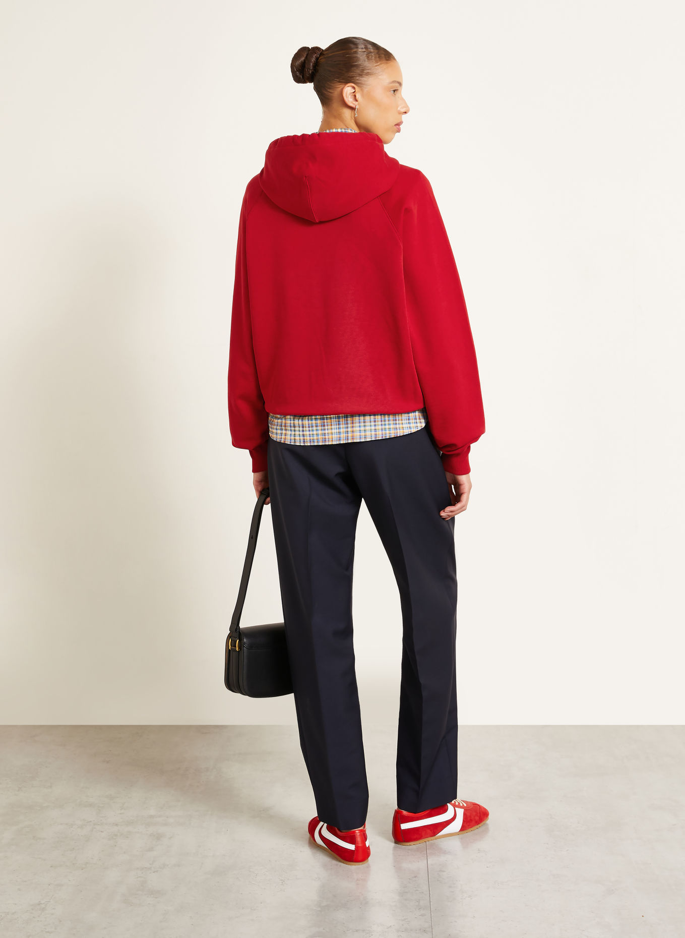 AMI PARIS Hoodie: RED