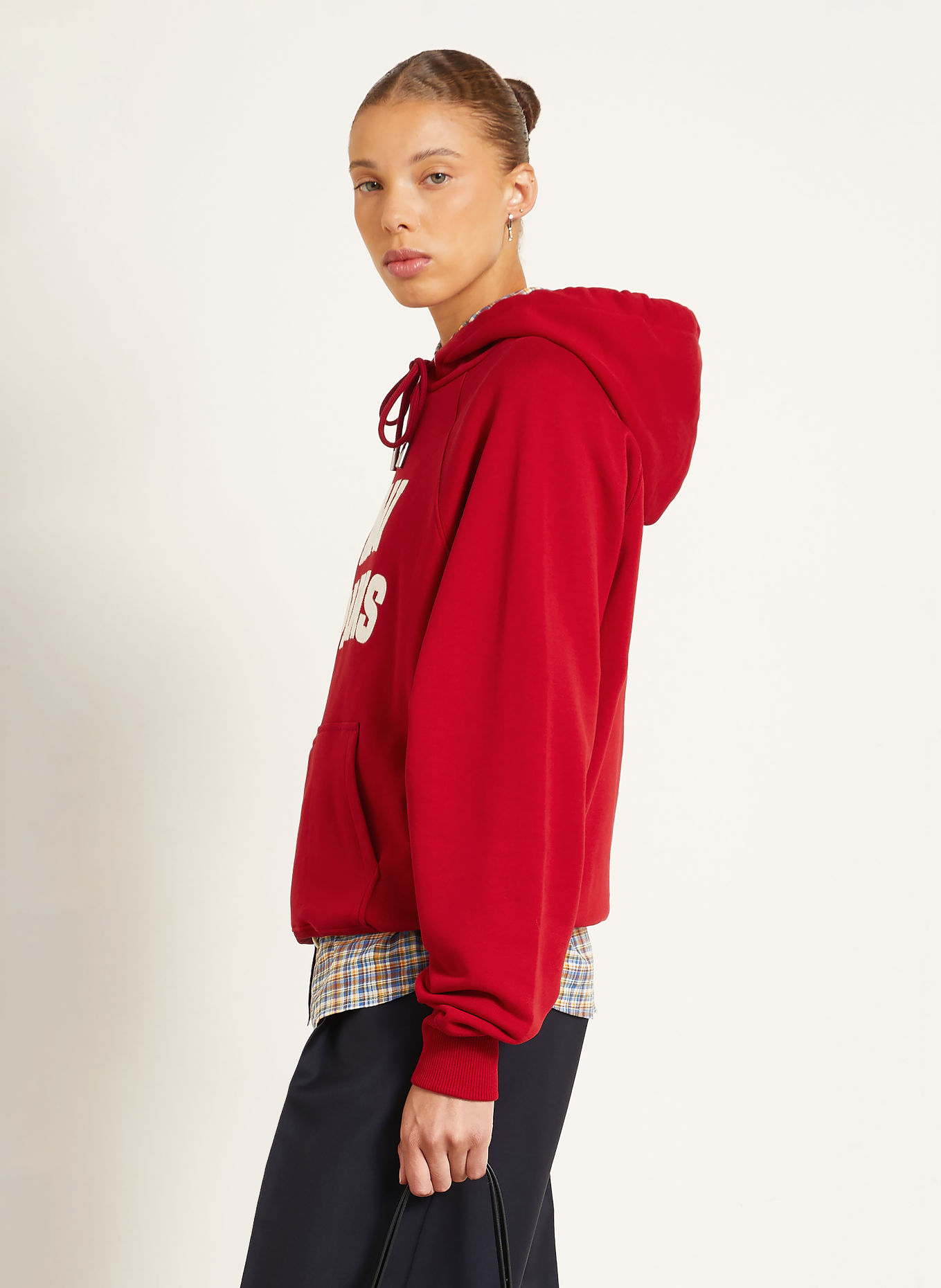 AMI PARIS Hoodie: RED