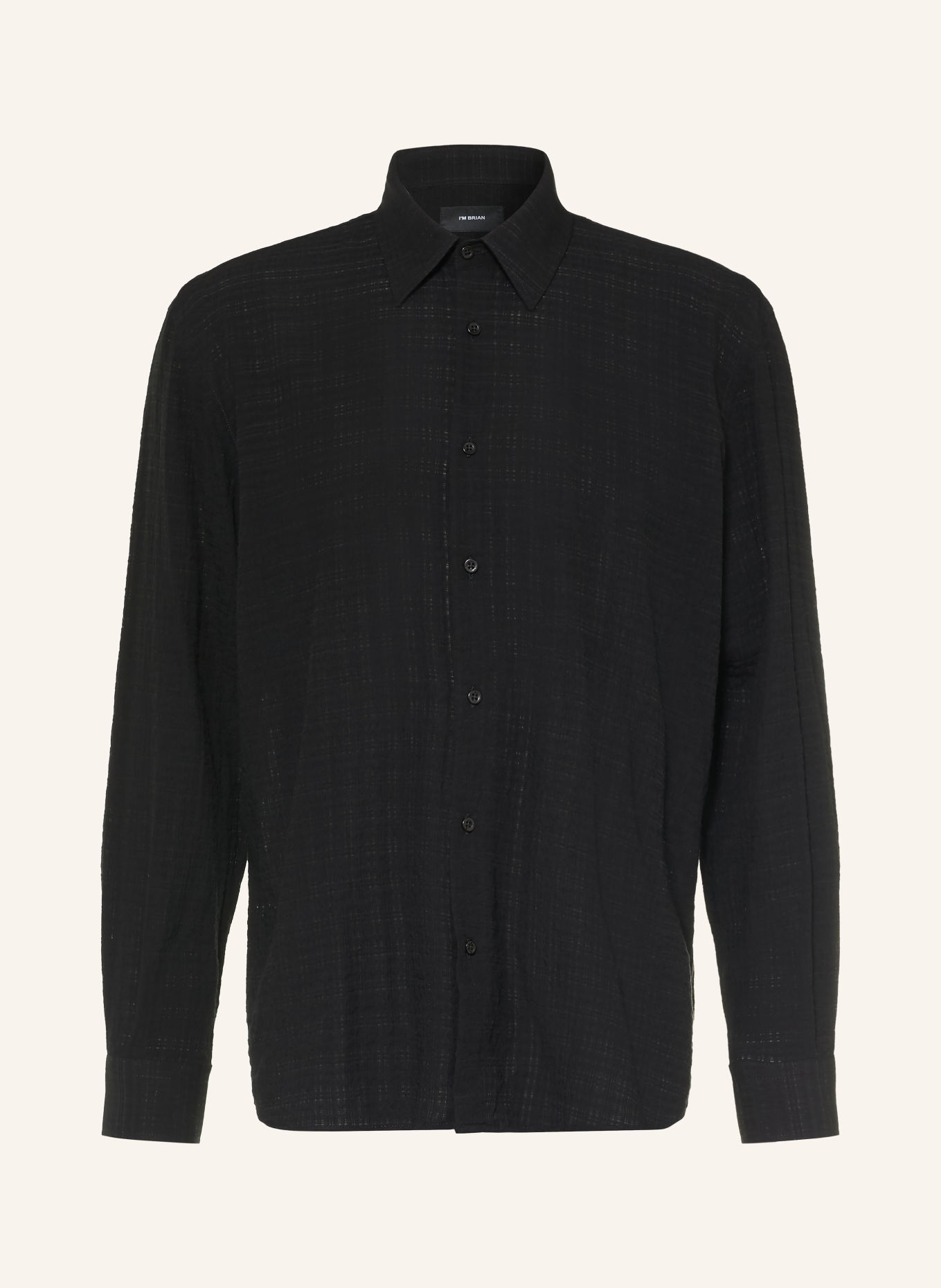 I'M BRIAN Chemise Comfort Fit: NOIR