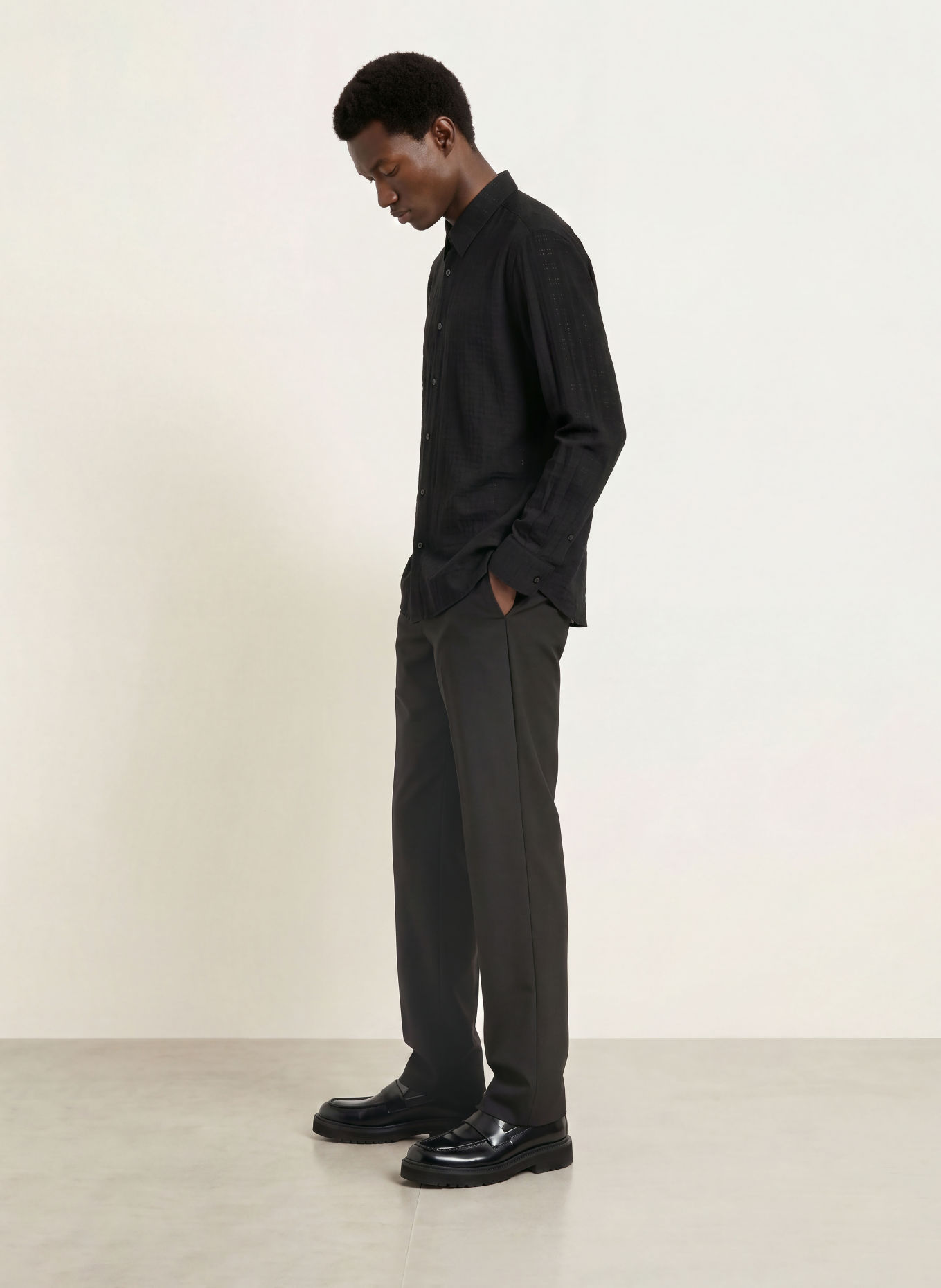 I'M BRIAN Chemise Comfort Fit: NOIR