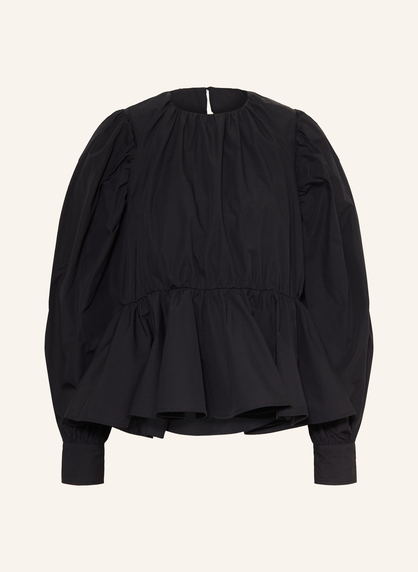 GANNI Blouseshirt: ZWART