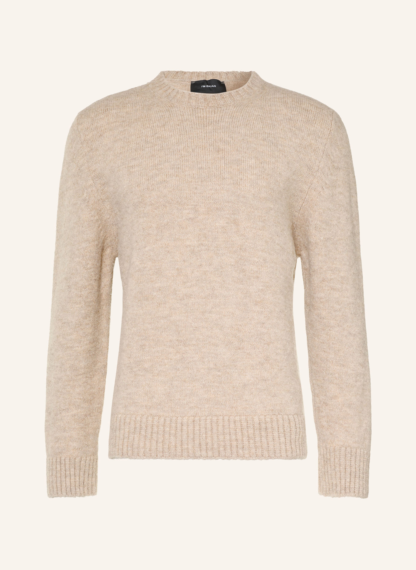 I'M BRIAN Sweater: BEIGE