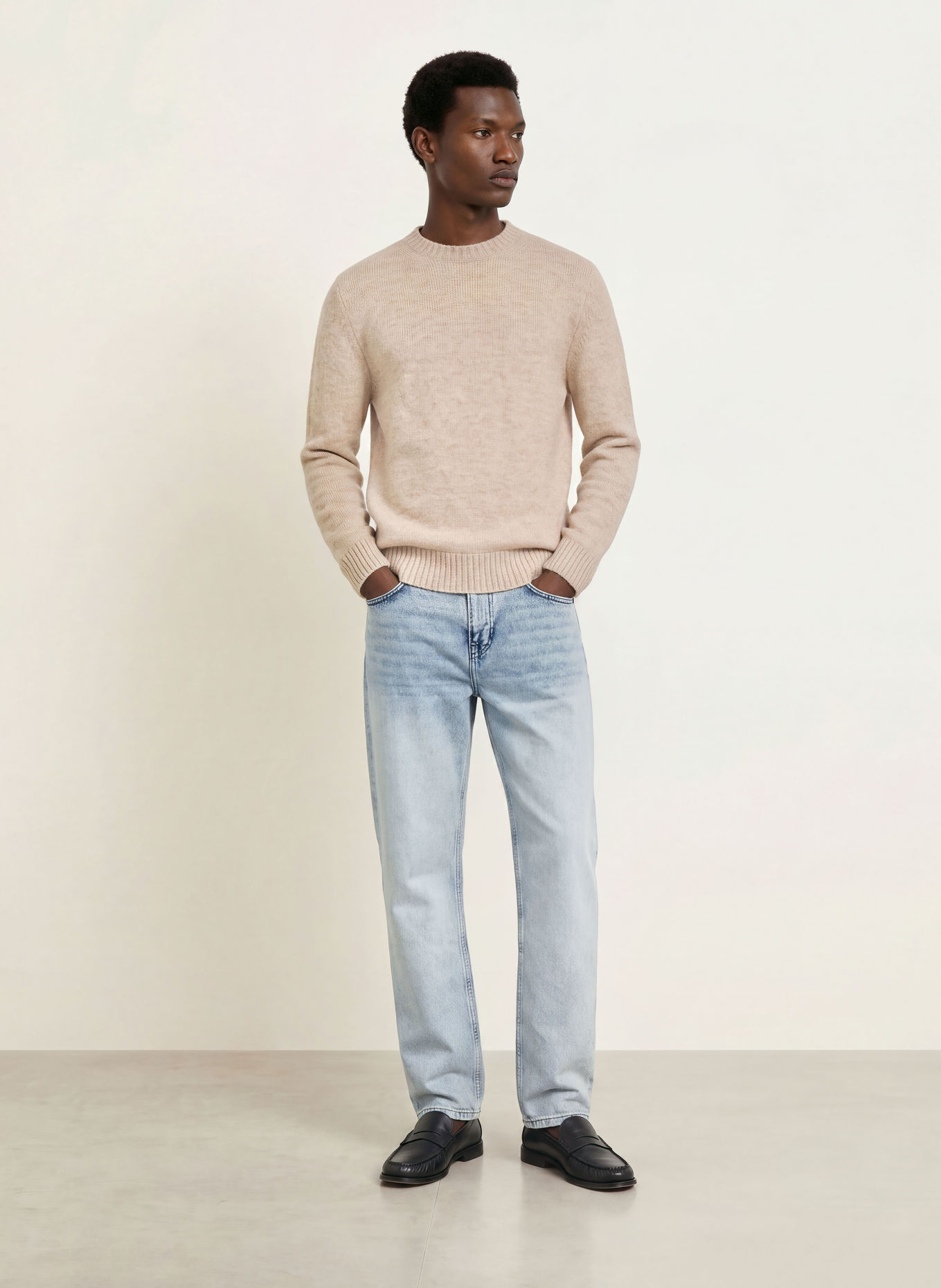 I'M BRIAN Sweater: BEIGE