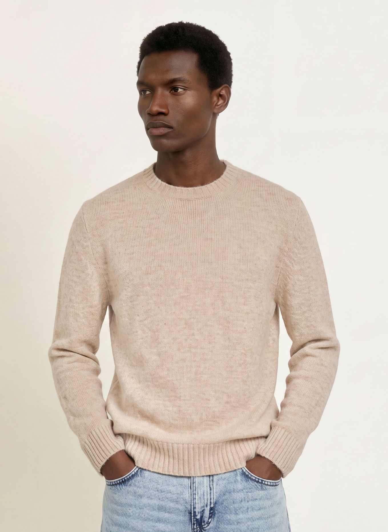 I'M BRIAN Sweater: BEIGE