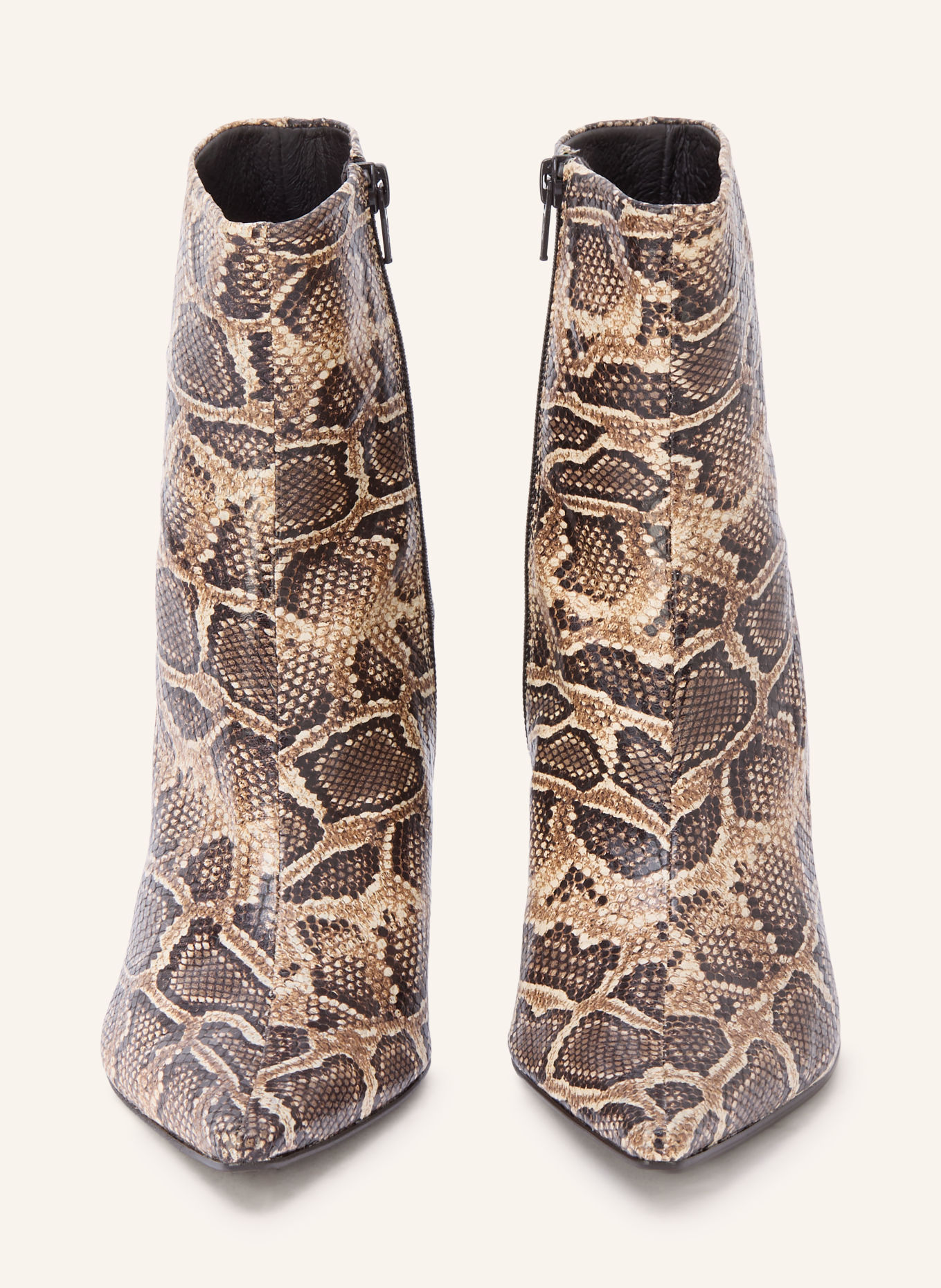 ZINDA Bottines: MARRON CLAIR / TAUPE / GRIS FONCÉ