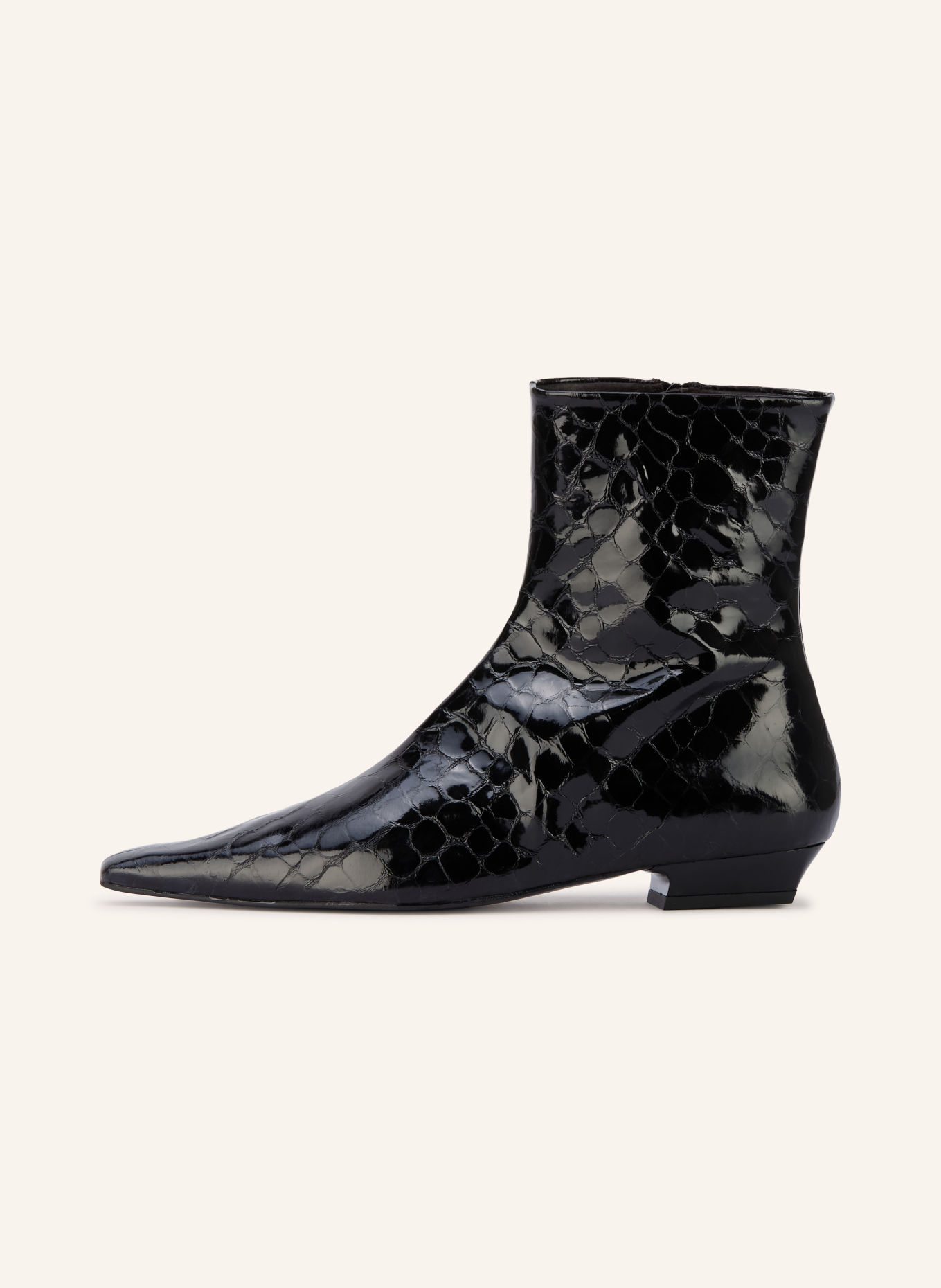 ZINDA Lackstiefeletten MOLLY: SCHWARZ