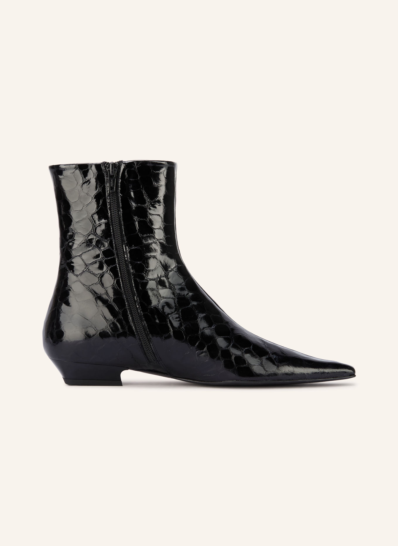 ZINDA Lackstiefeletten MOLLY: SCHWARZ