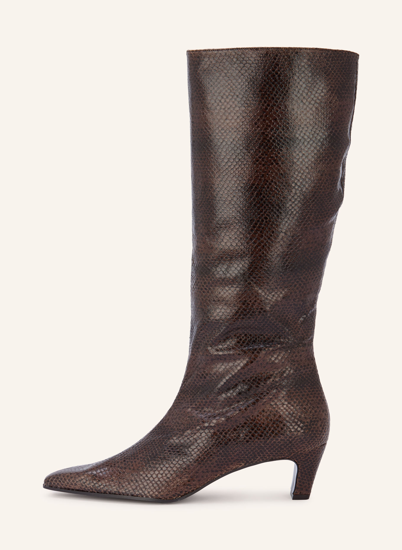 ZINDA NINA Boots: DARK BROWN