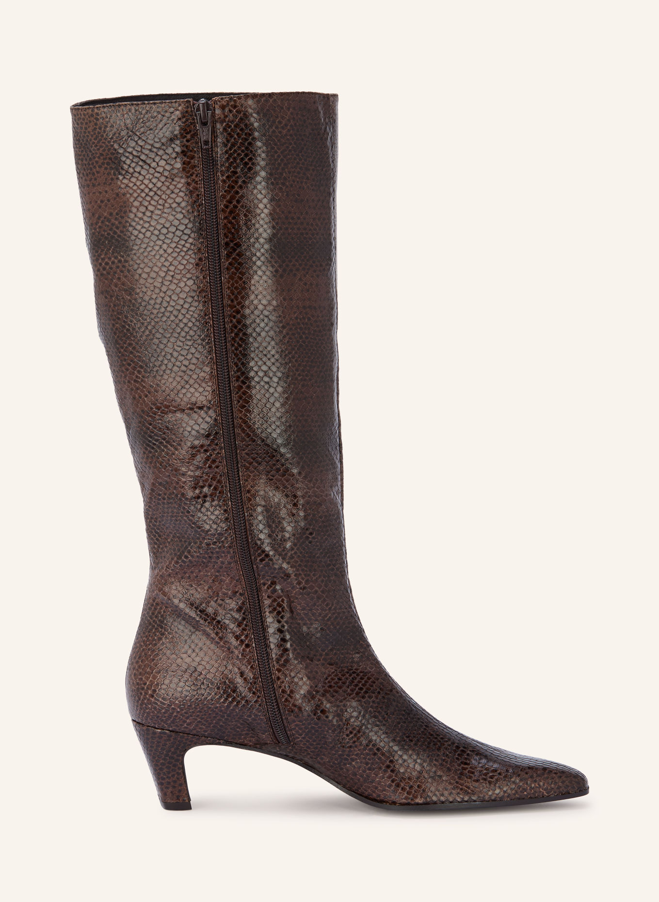 ZINDA NINA Boots: DARK BROWN