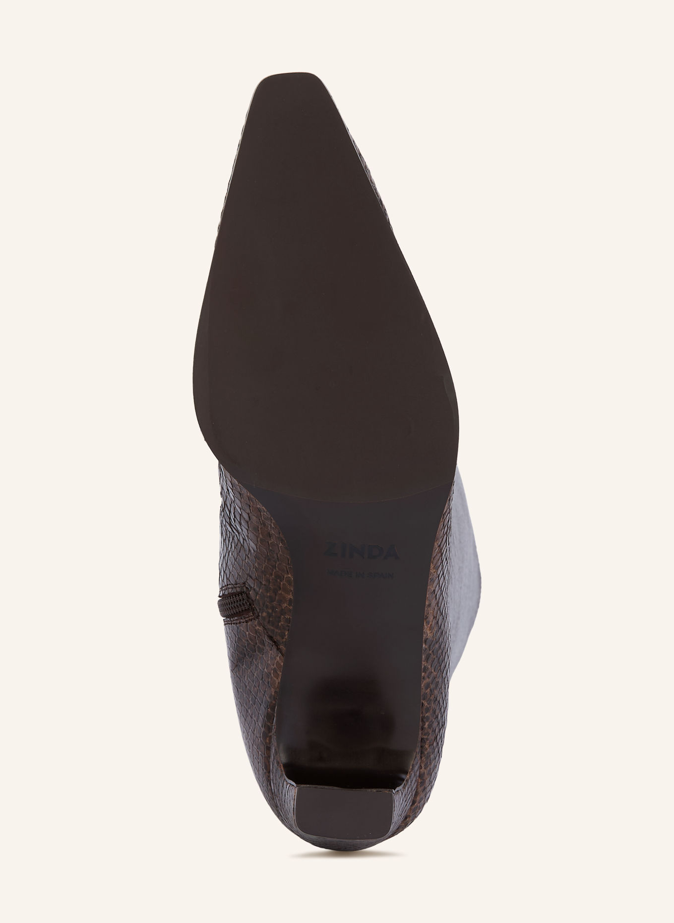 ZINDA NINA Boots: DARK BROWN