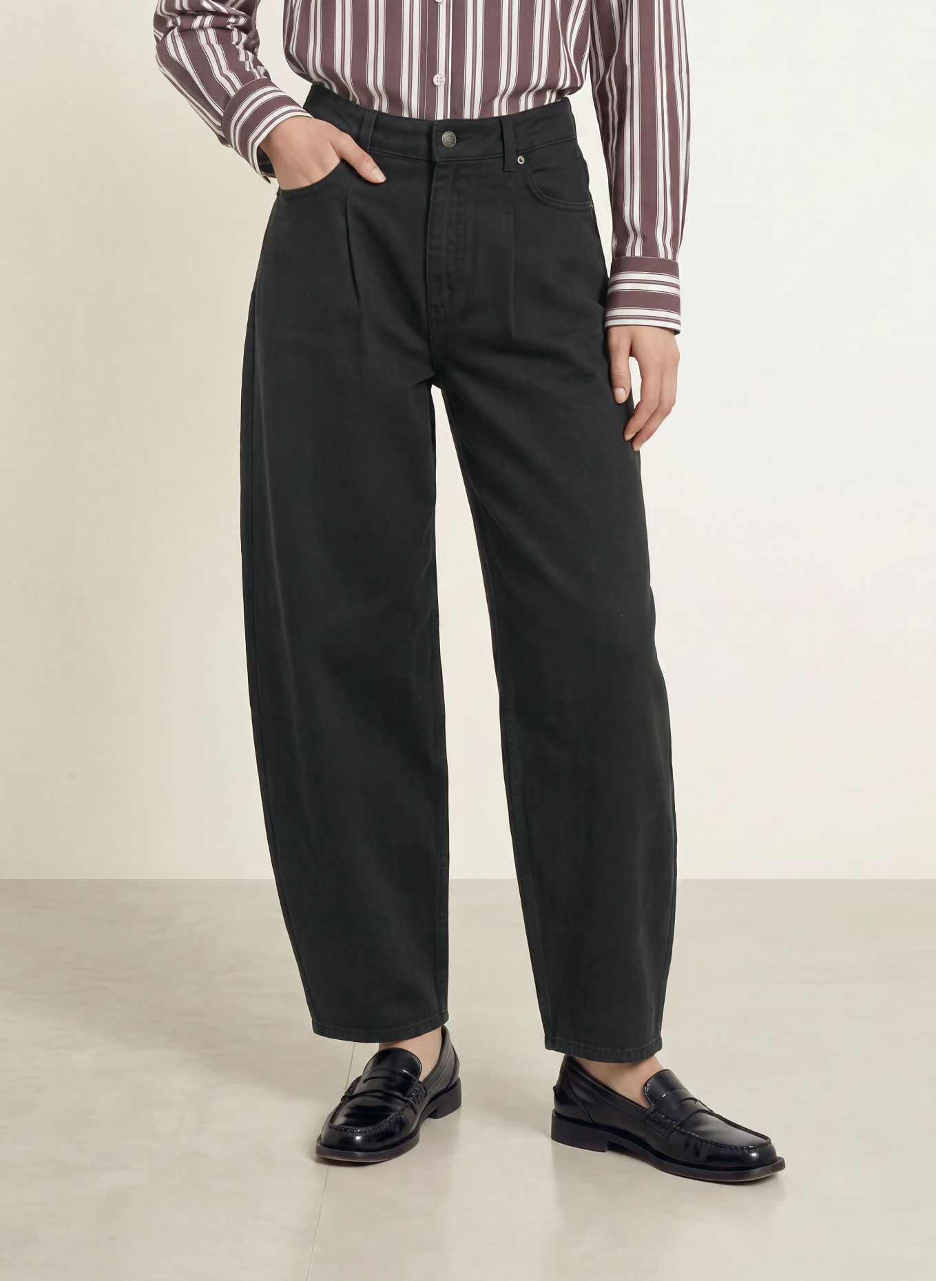co'couture Barrel Jeans AKIRACC: 65001 BLACK