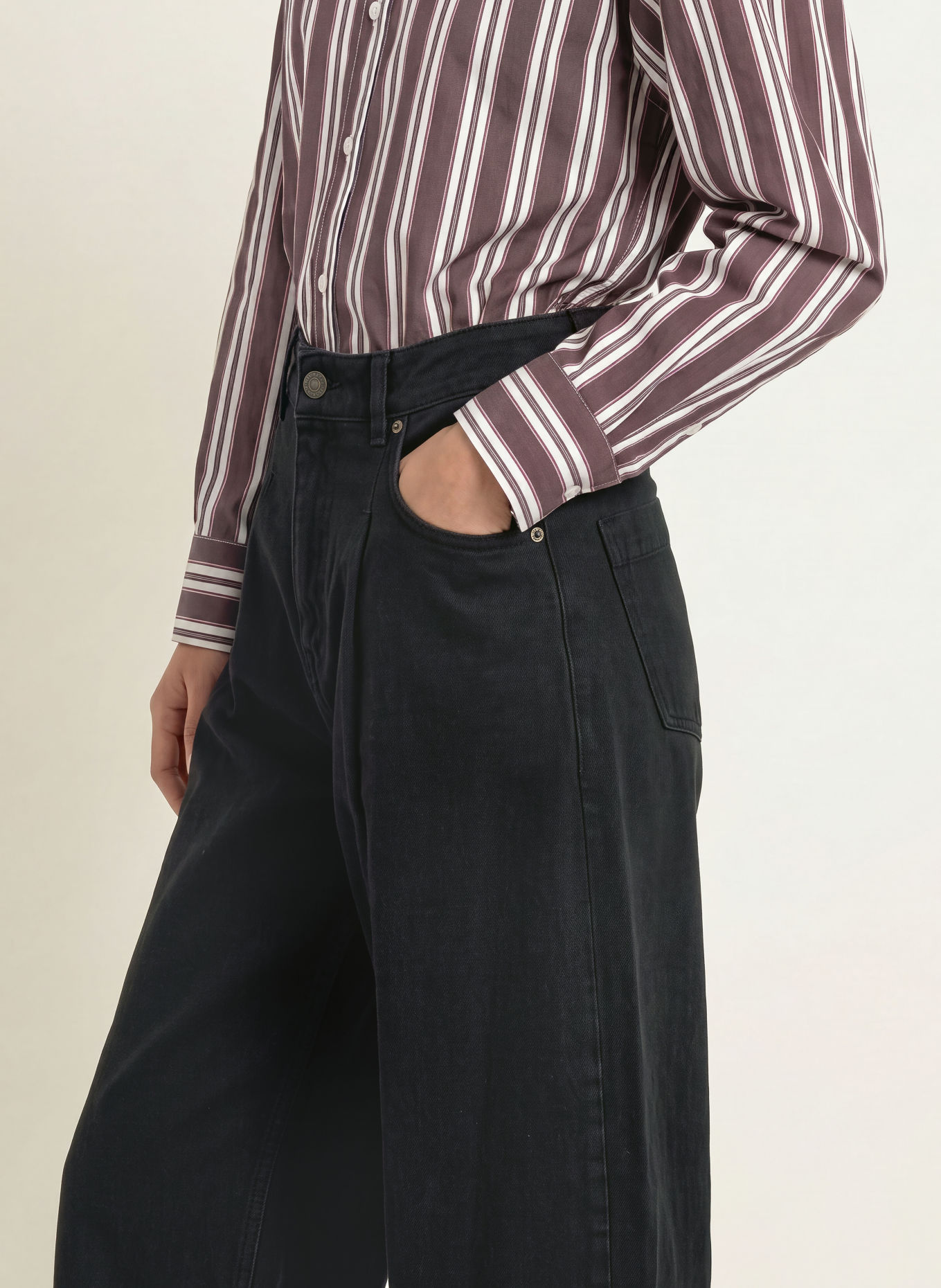 co'couture Barrel Jeans AKIRACC: 65001 BLACK
