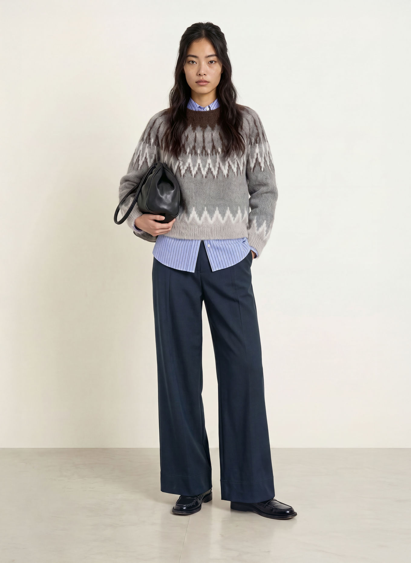 co'couture Marlene kalhoty LUNACC: TMAVĚ MODRÁ