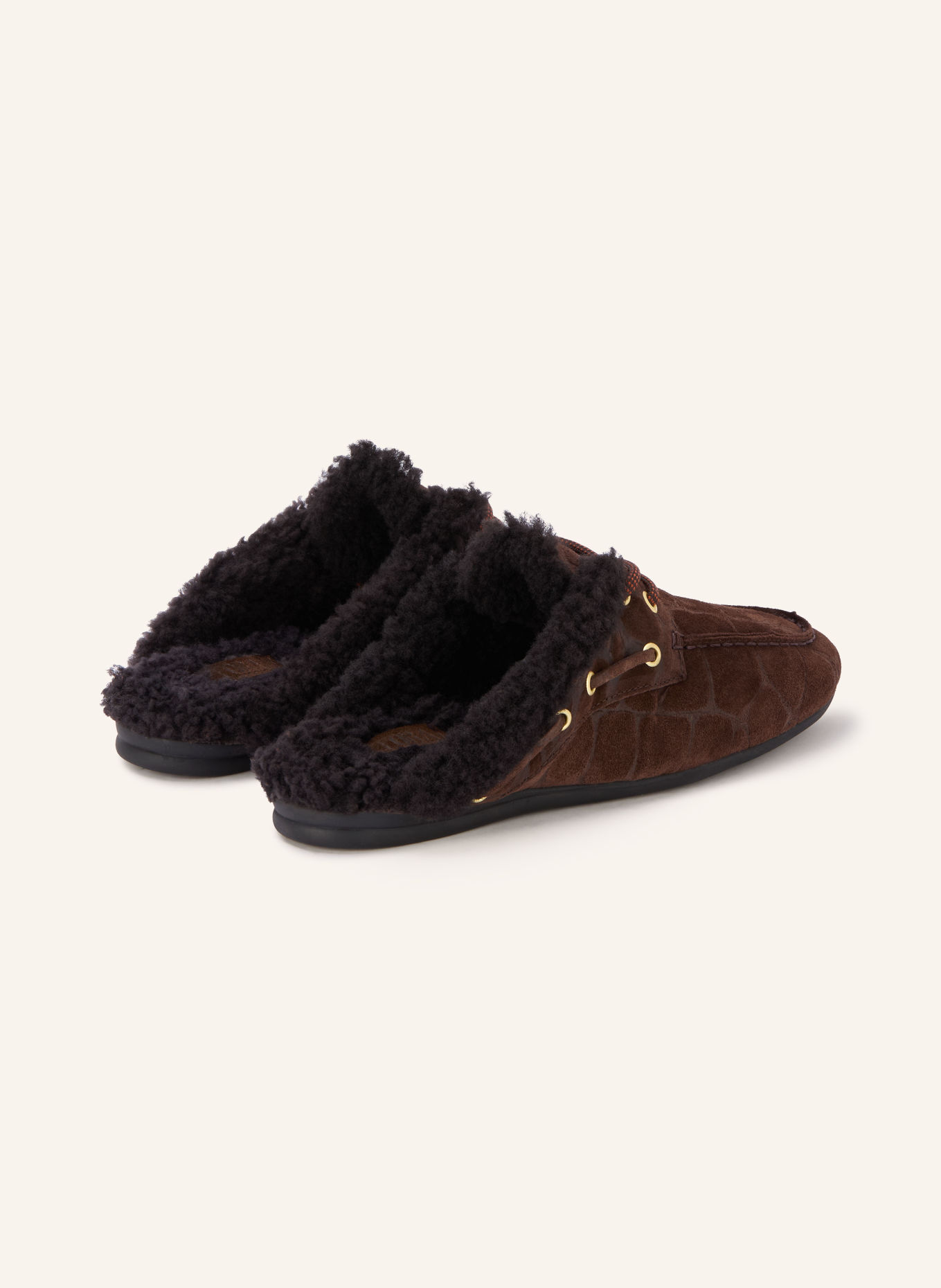 Toral BLANCHE Mules: DARK BROWN